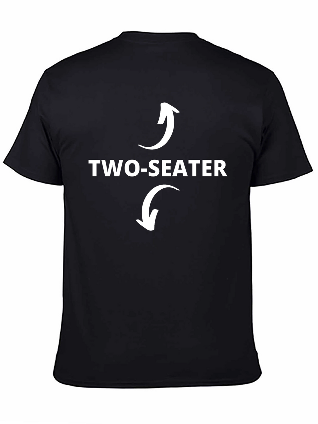 Two-Seater Graphic Tee - Funny Couple T-Shirt