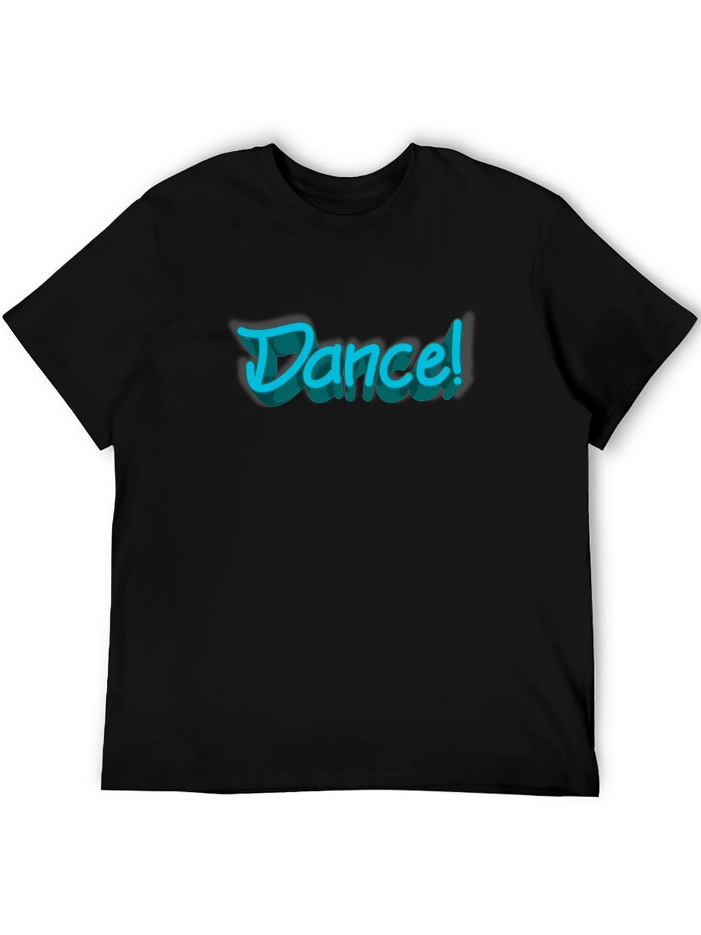 Dance Graphic T-Shirt - Stylish Black Cotton Tee