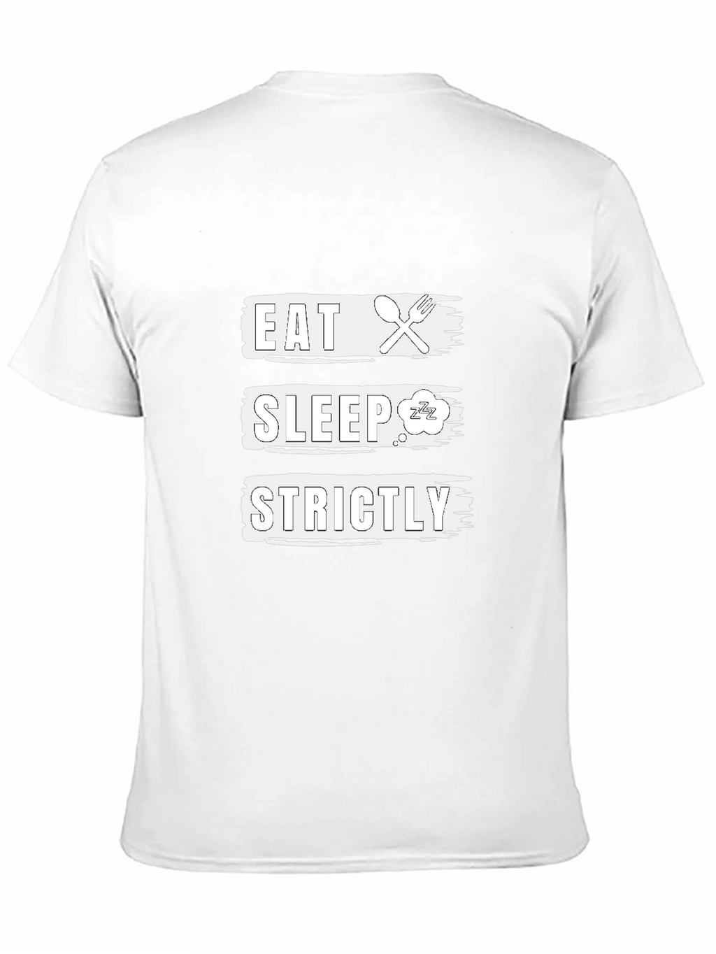 Eat Sleep Strictly Black Graphic Tee