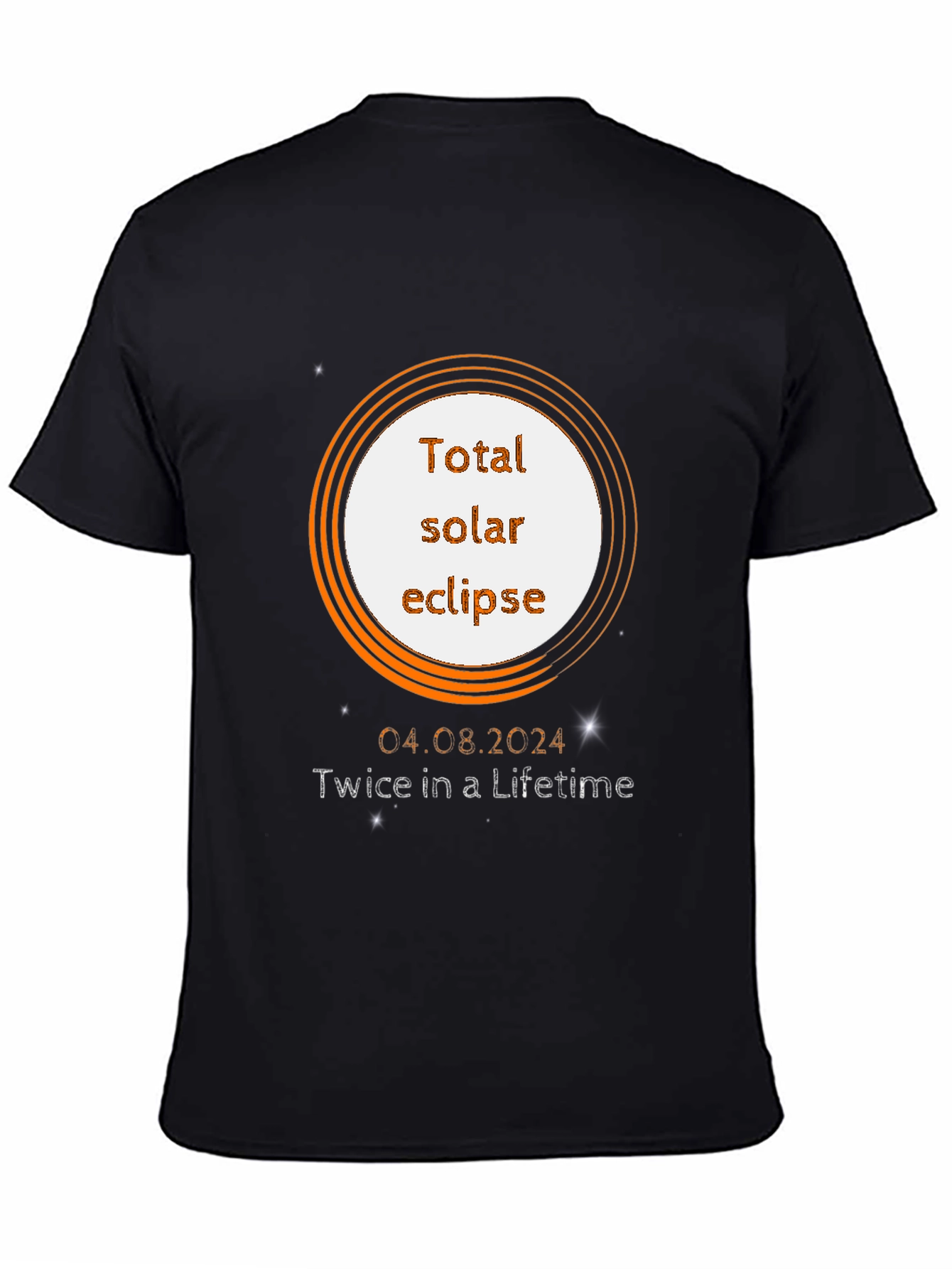 Total Solar Eclipse 2024 Graphic T-Shirt