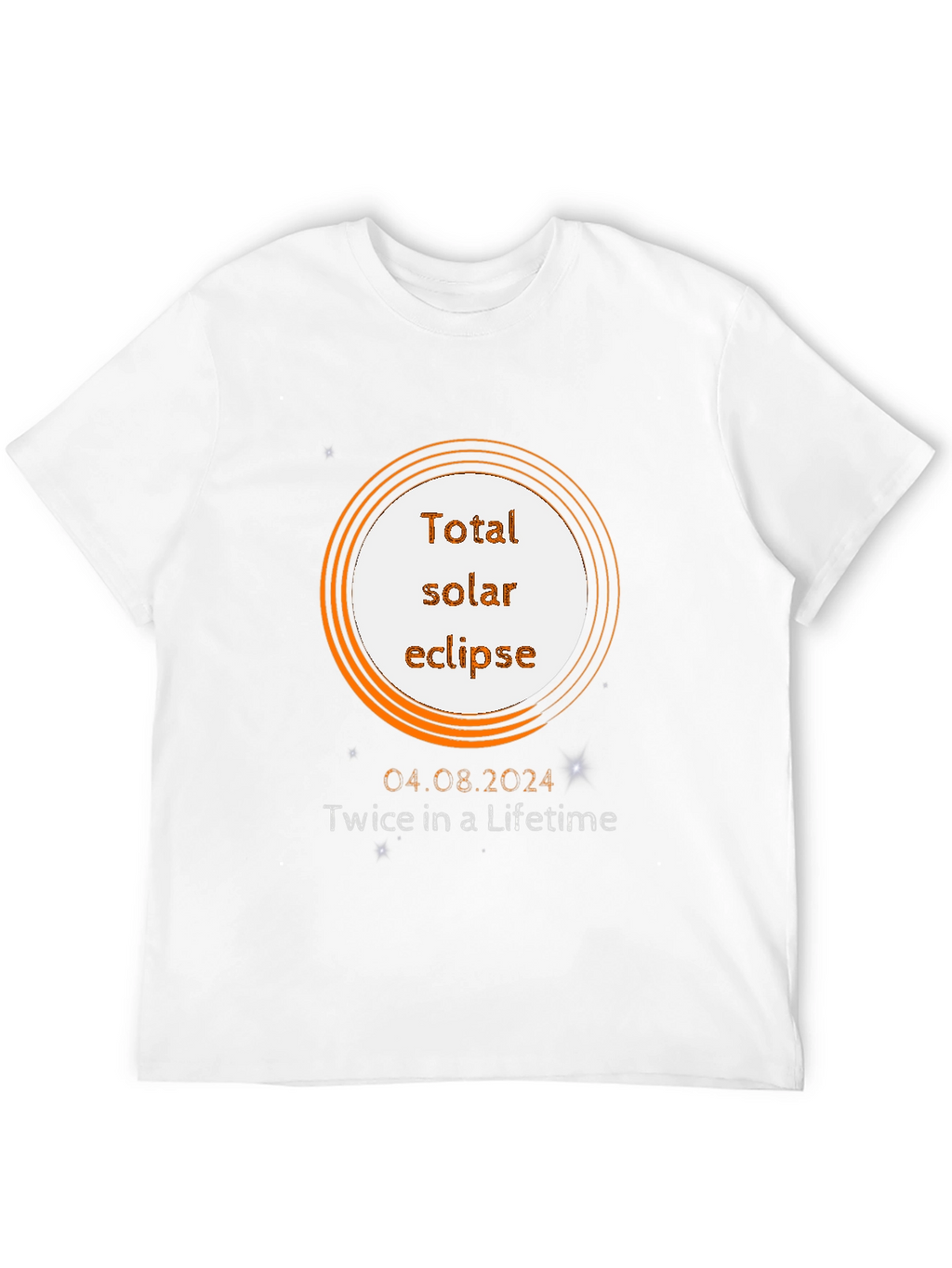 Total Solar Eclipse 2024 Graphic T-Shirt