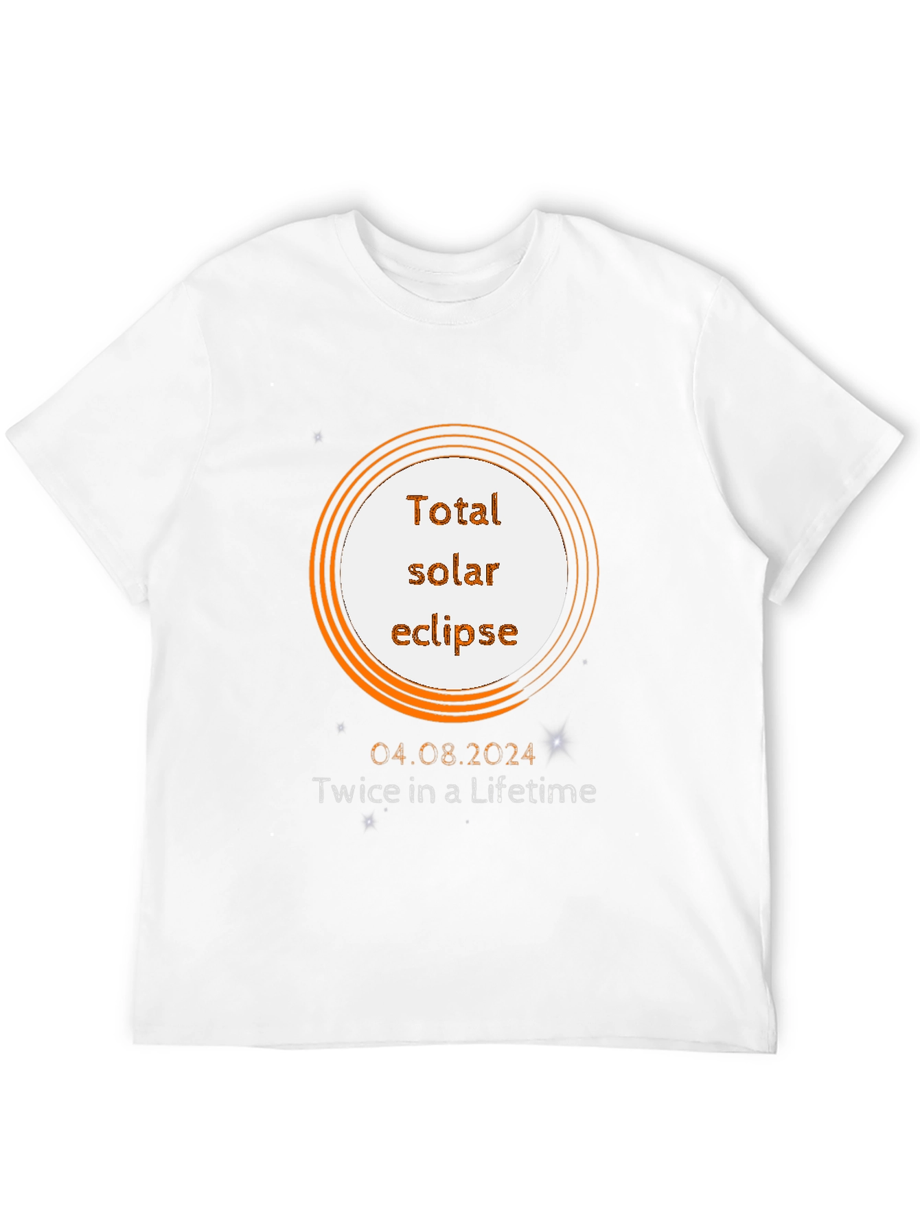 Total Solar Eclipse 2024 Graphic T-Shirt
