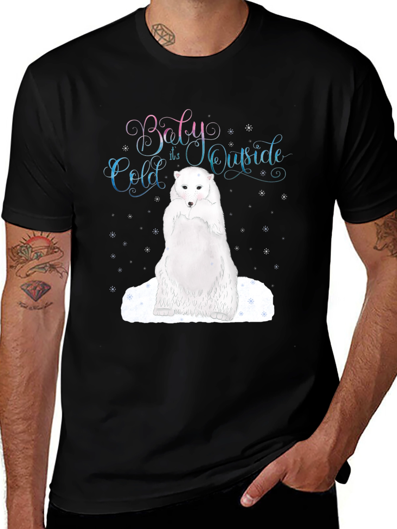 Baby Its Cold Outside Polar Bear T-Shirt