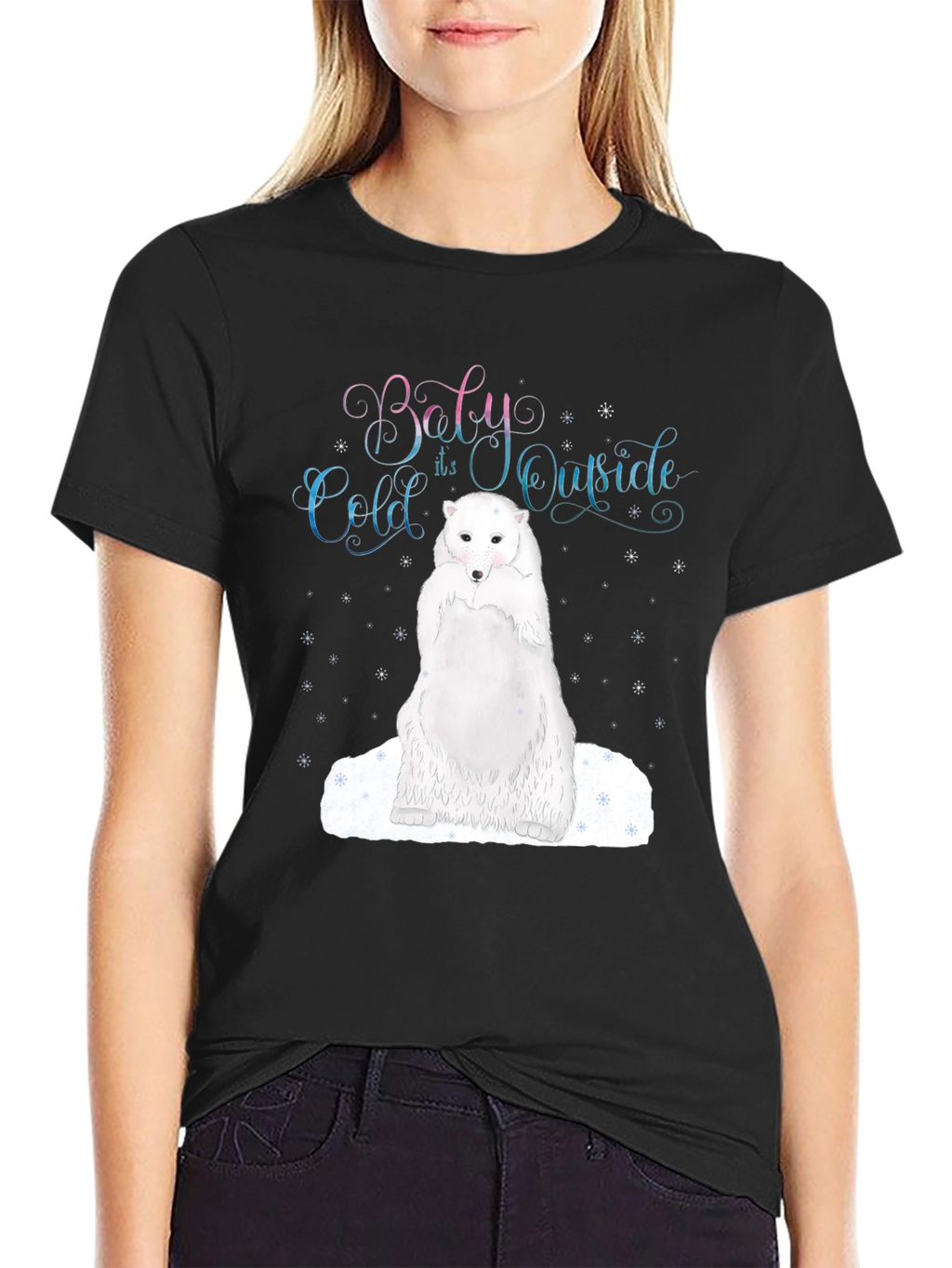 Baby Its Cold Outside Polar Bear T-Shirt