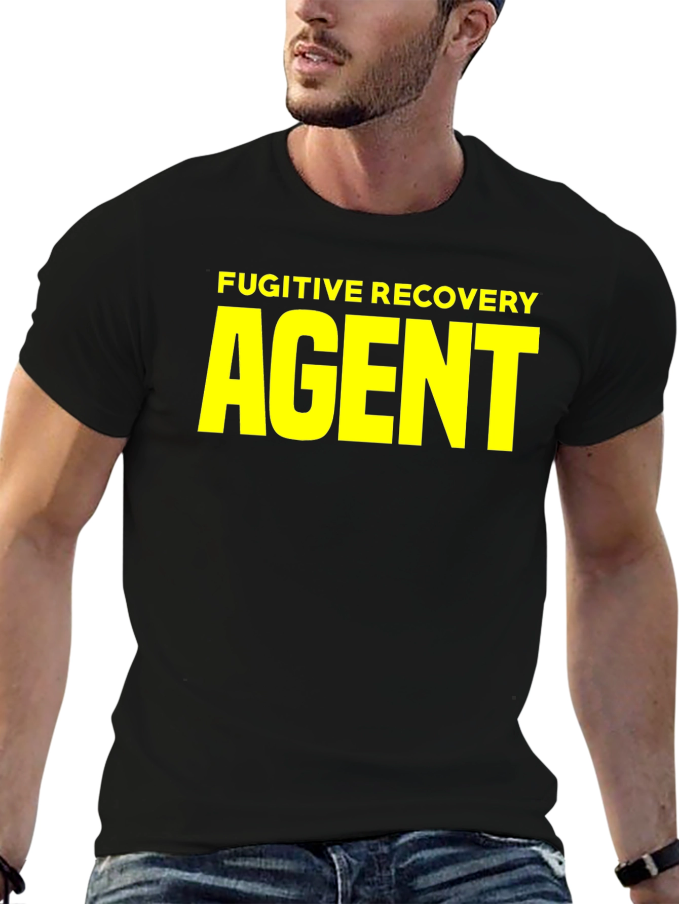 Fugitive Recovery Agent Black T-Shirt