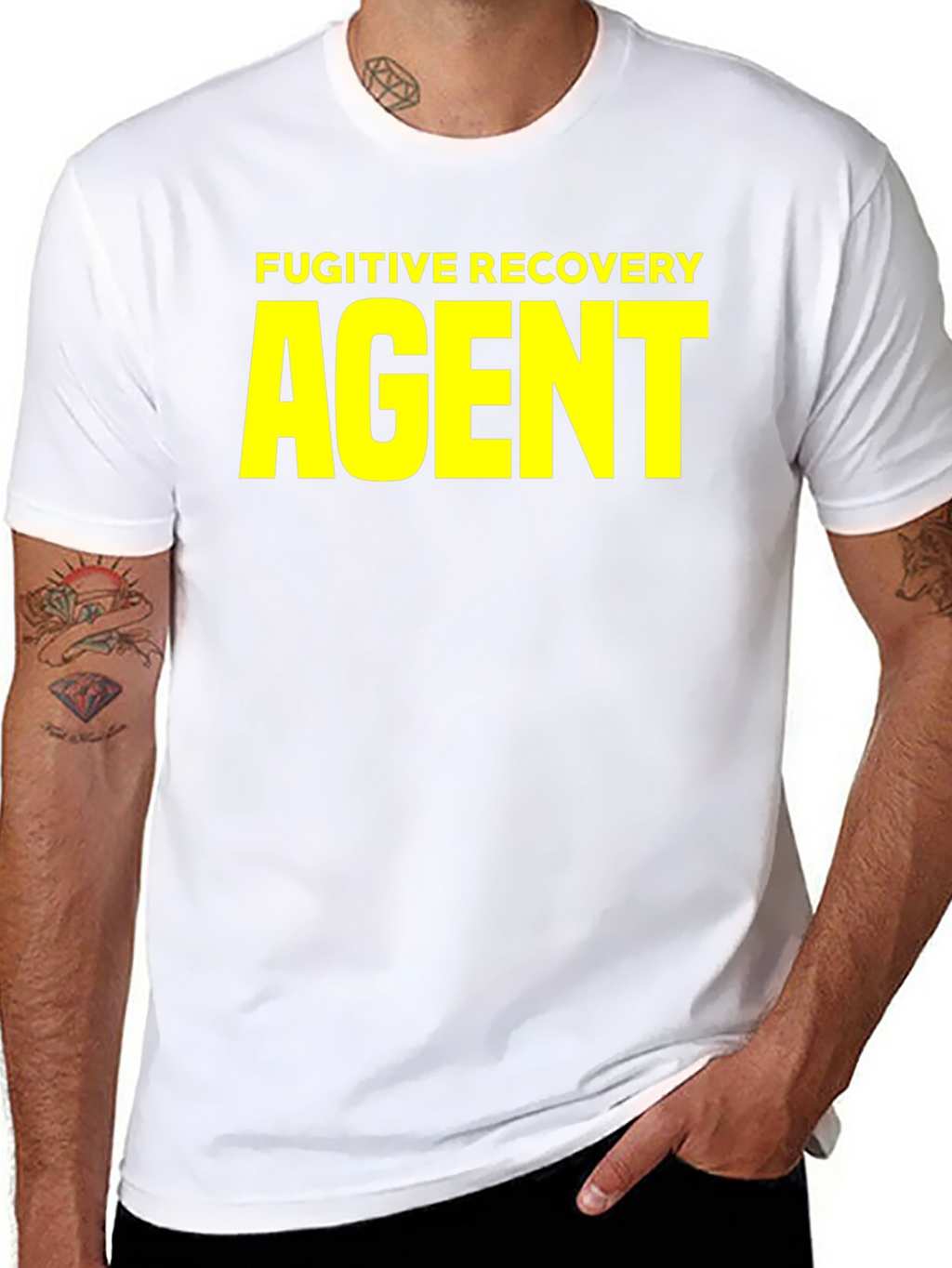 Fugitive Recovery Agent Black T-Shirt