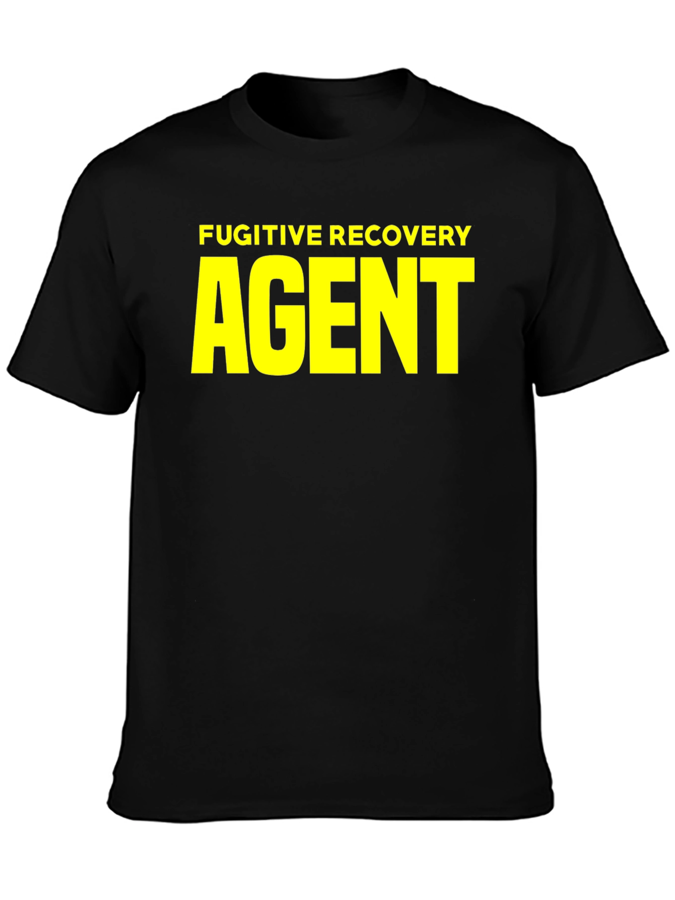 Fugitive Recovery Agent Black T-Shirt