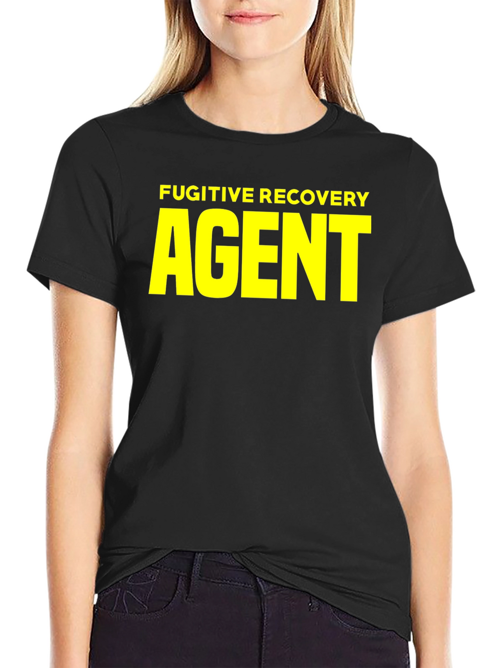 Fugitive Recovery Agent Black T-Shirt