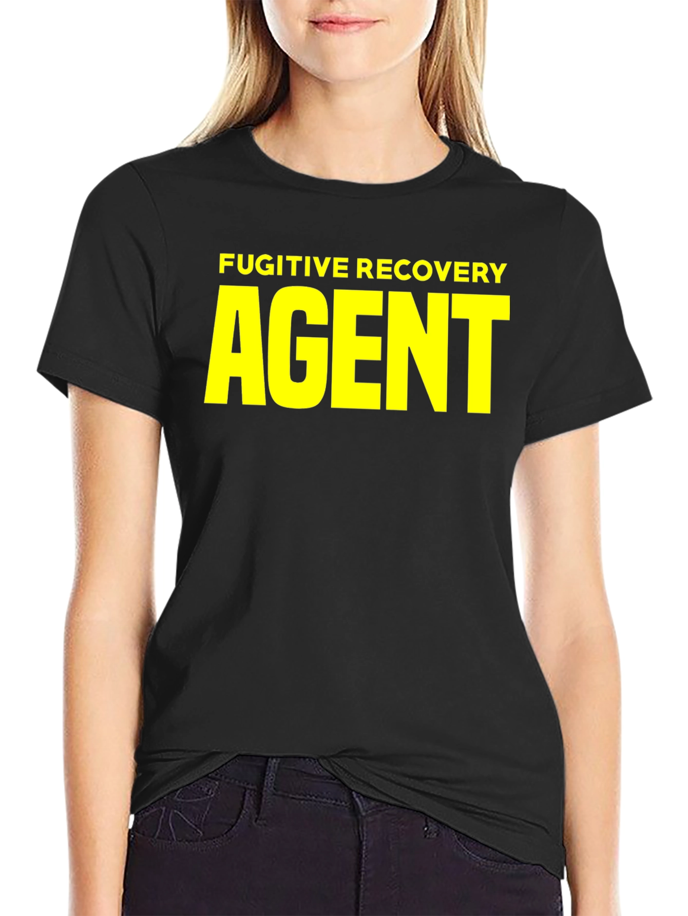 Fugitive Recovery Agent Black T-Shirt