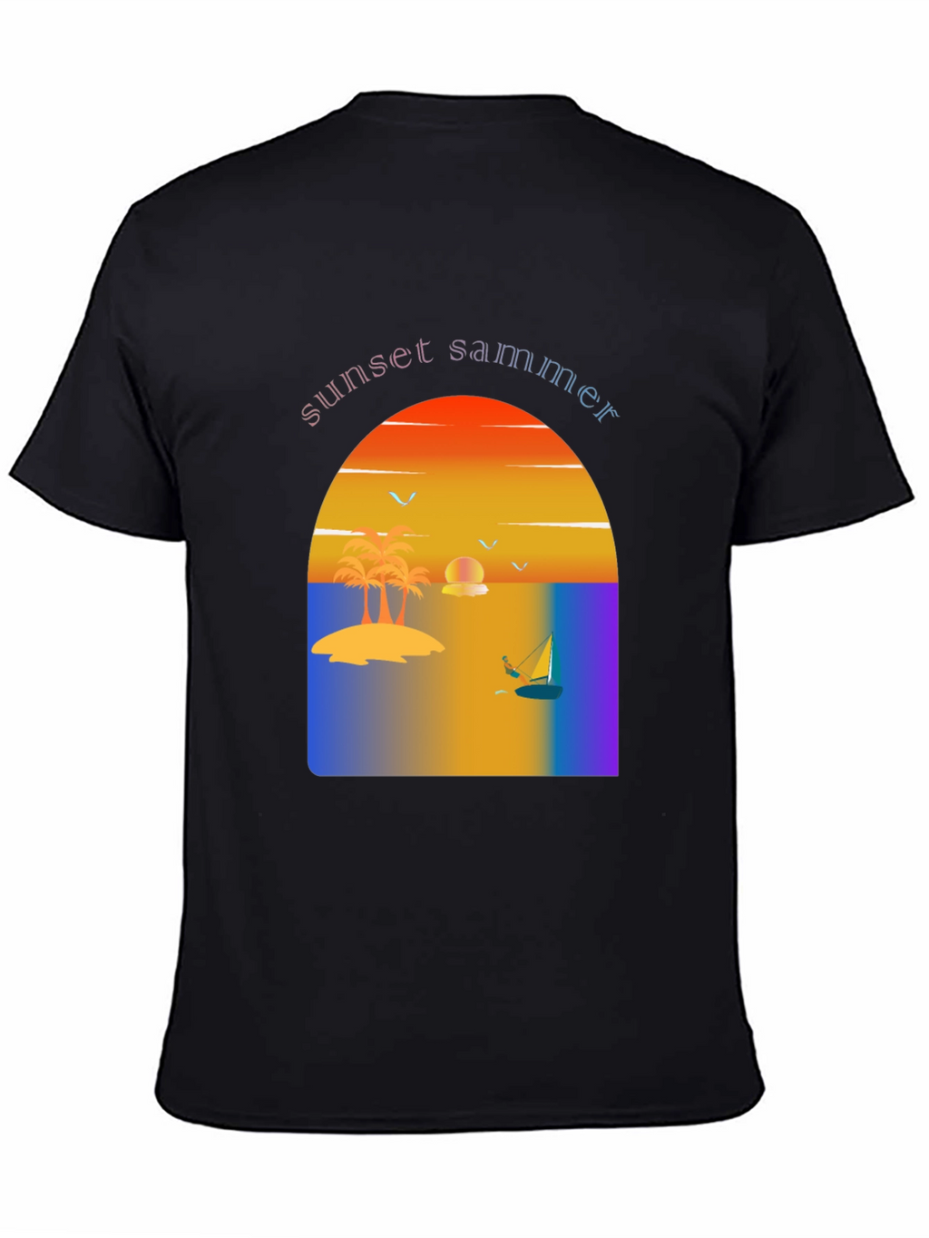 Sunset Summer Graphic Tee - Vacation Vibes T-Shirt