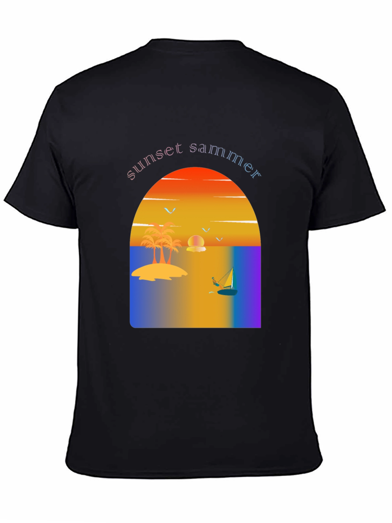 Sunset Summer Graphic Tee - Vacation Vibes T-Shirt