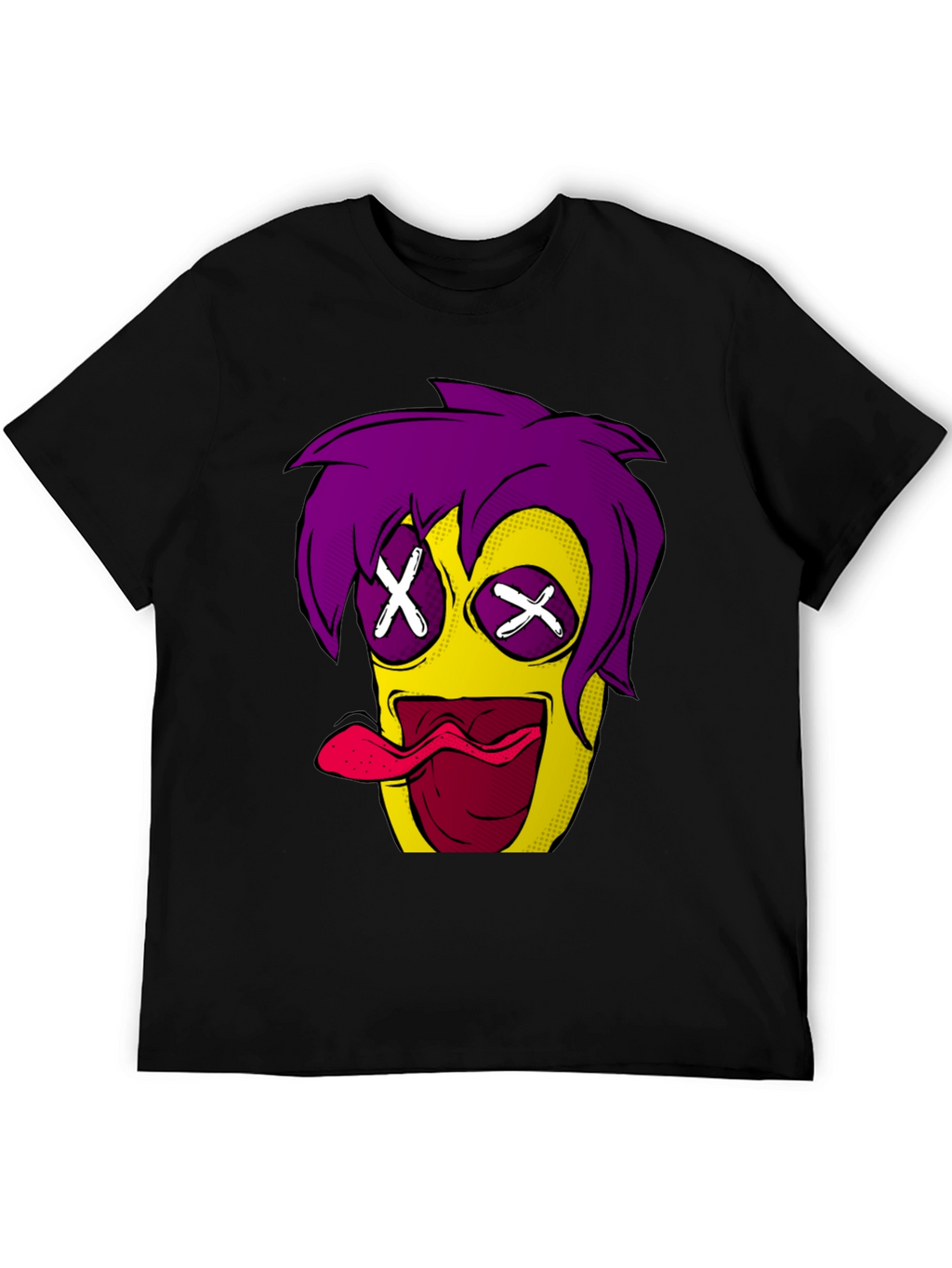 Edgy Graphic Tee - Cartoon Character
