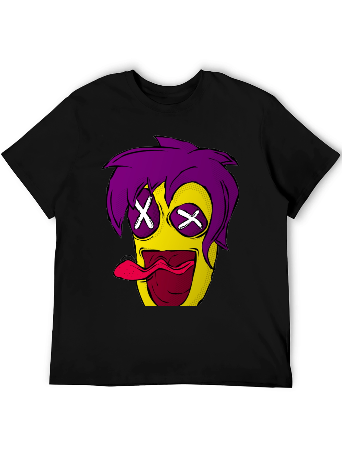 Edgy Graphic Tee - Cartoon Character