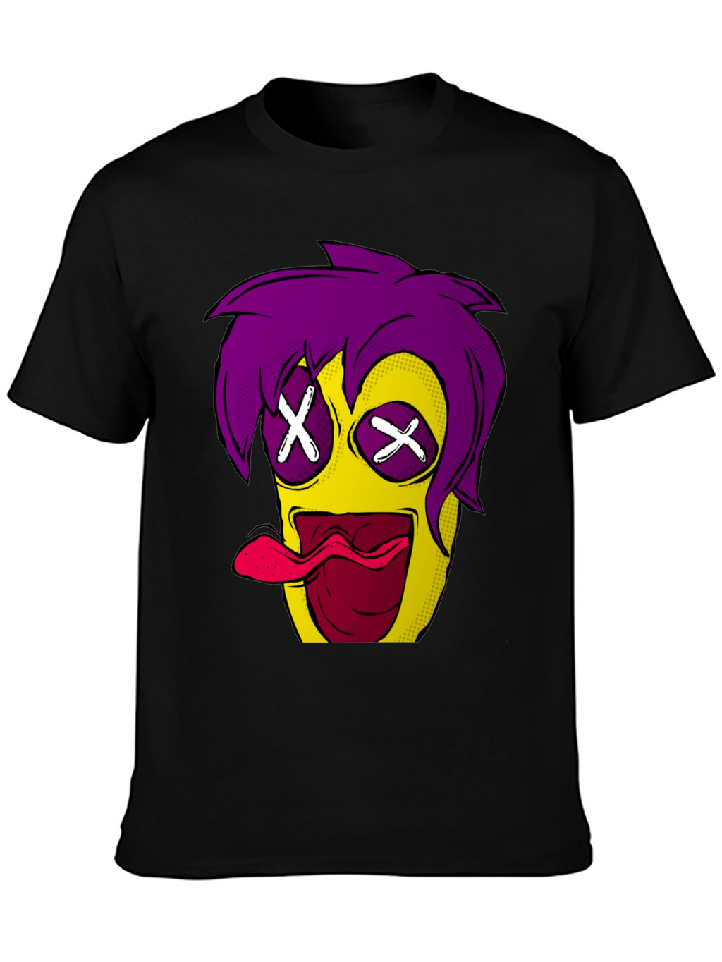 Edgy Graphic Tee - Cartoon Character