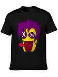 Edgy Graphic Tee - Cartoon Character