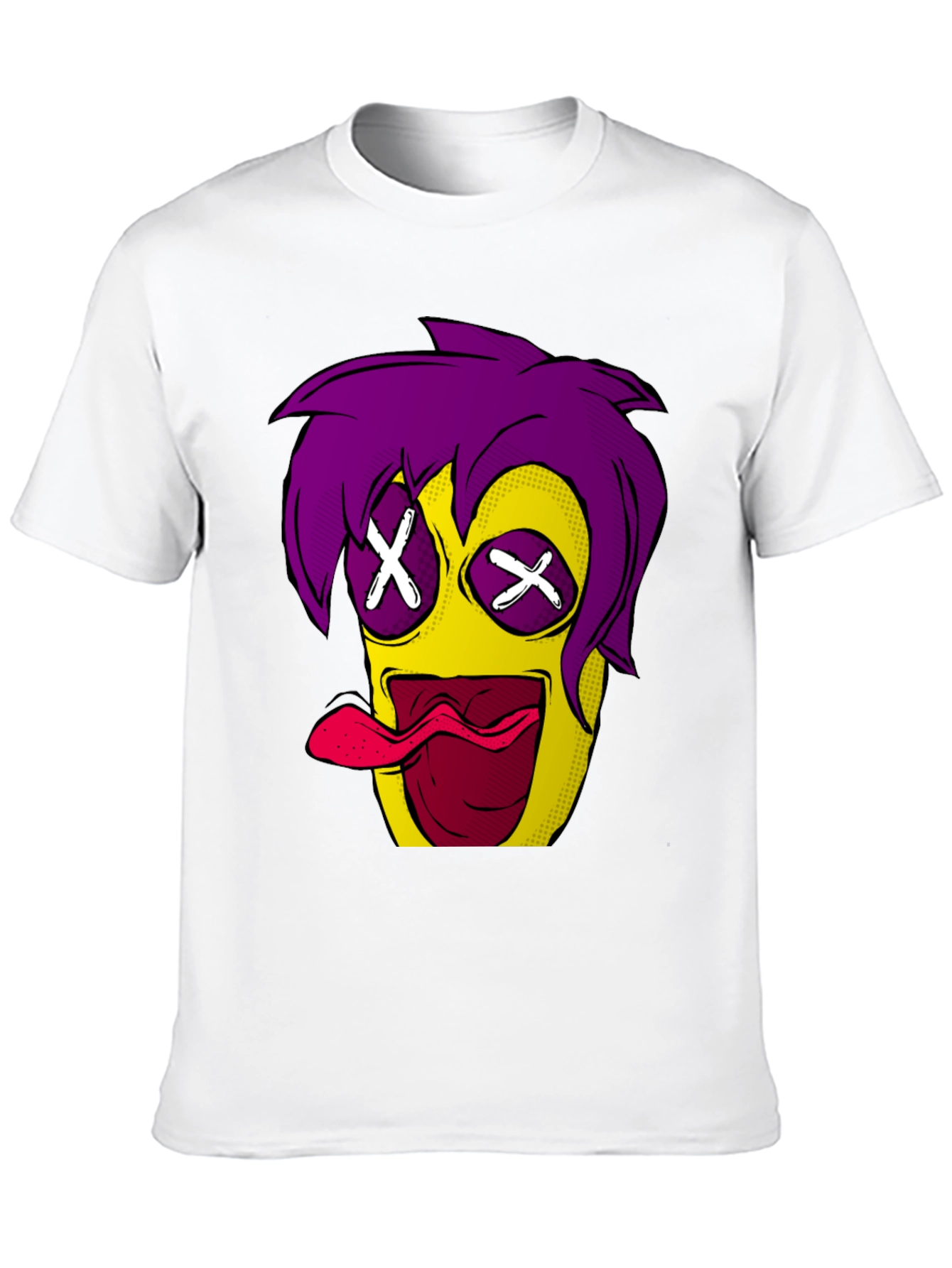 Edgy Graphic Tee - Cartoon Character