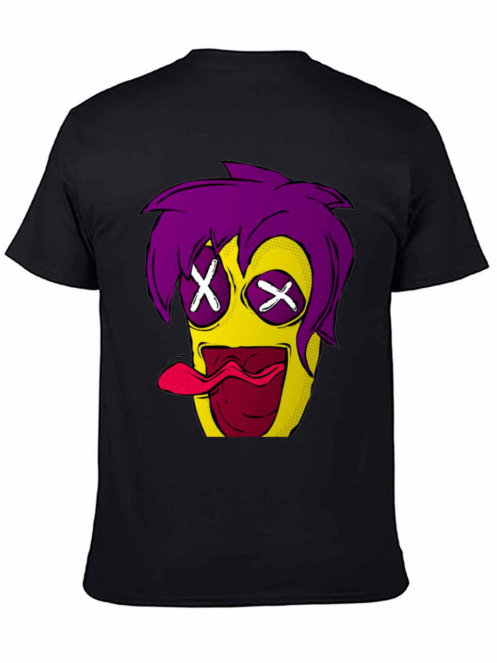Edgy Graphic Tee - Cartoon Character