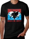 Wakeboarding Makes Me Happy T-Shirt