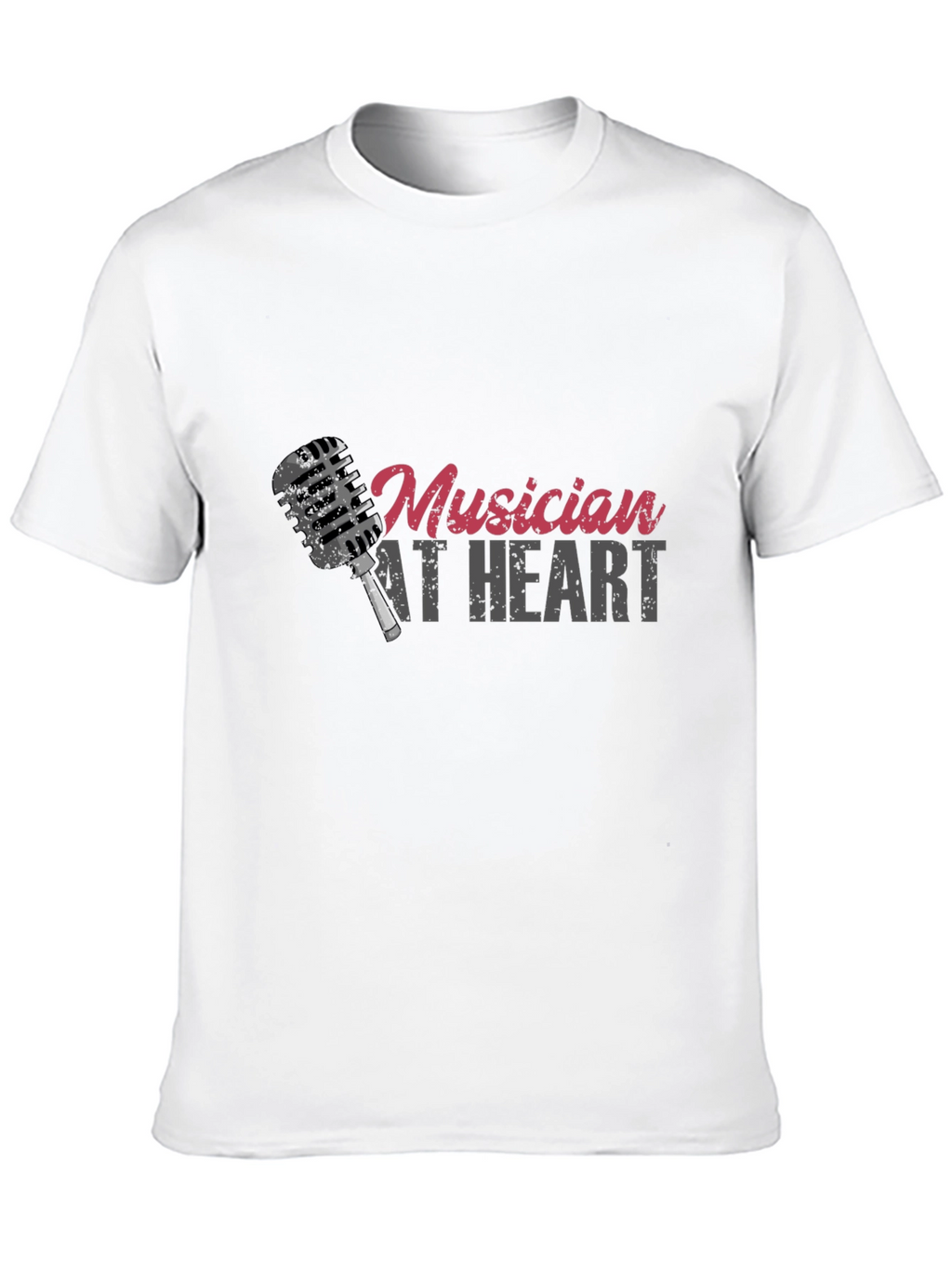 Musician At Heart Black T-Shirt