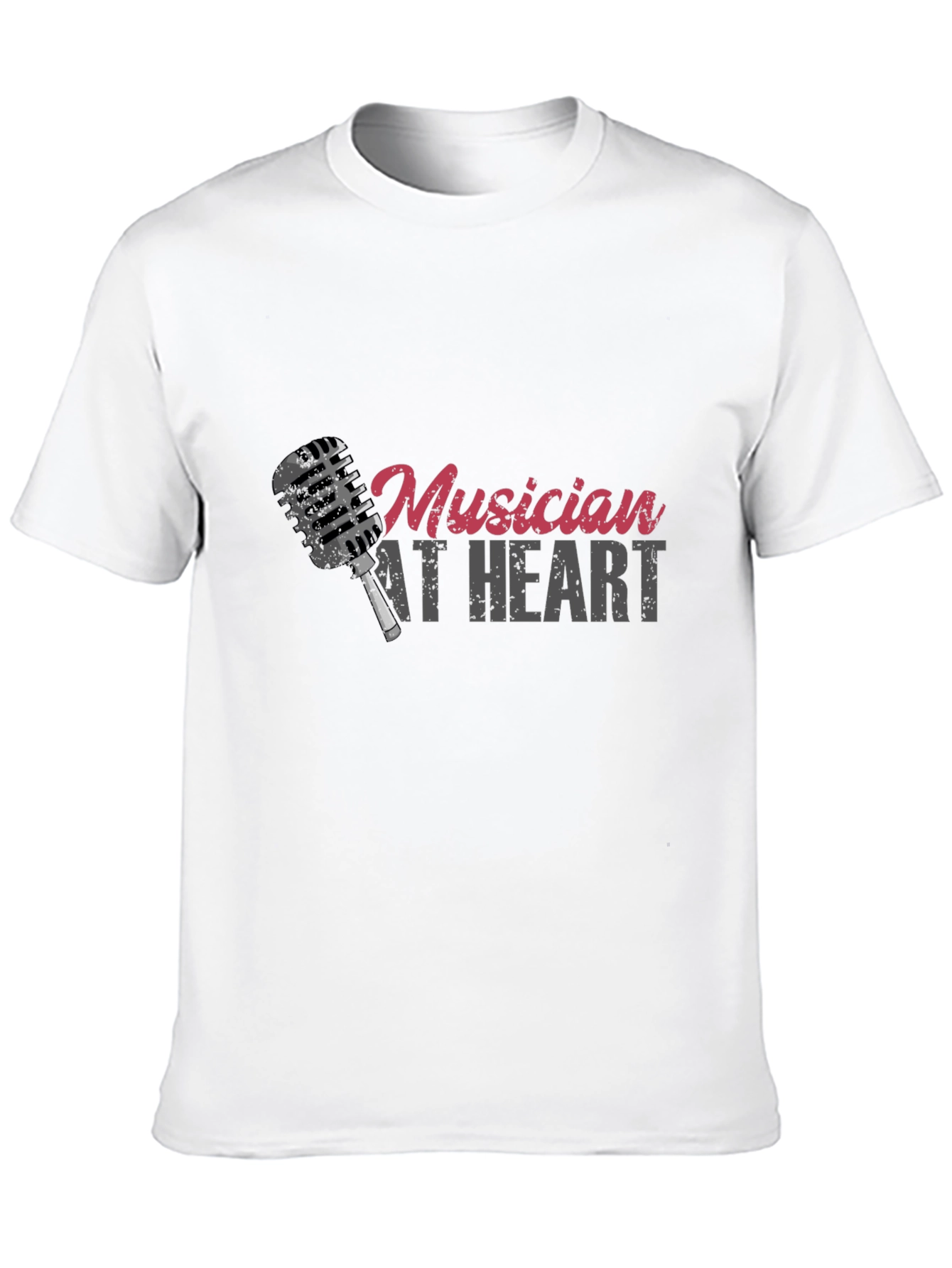 Musician At Heart Black T-Shirt