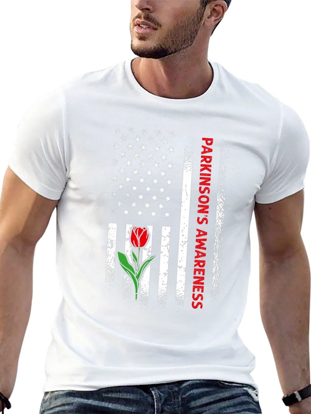 Parkinsons Awareness Flag T-Shirt