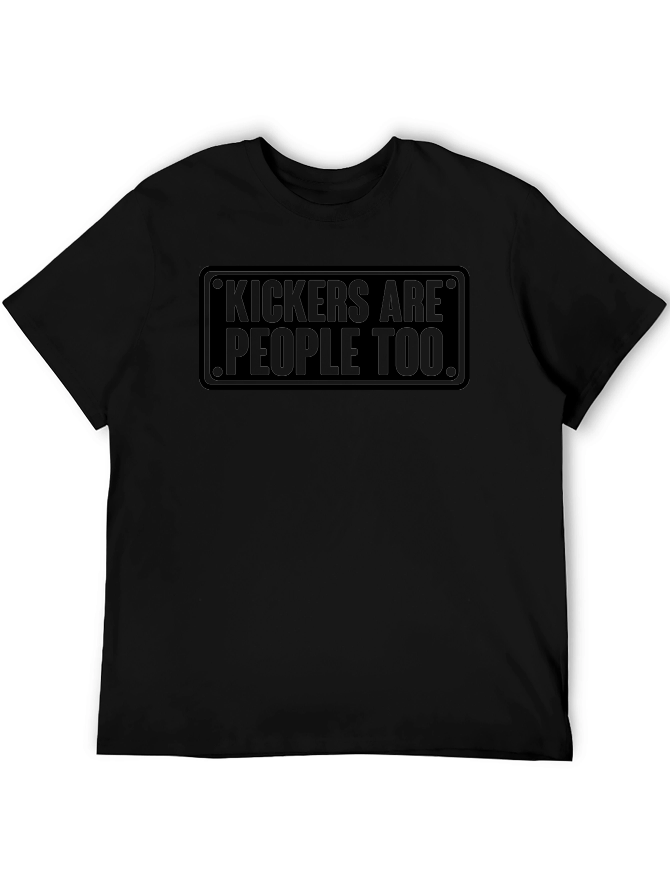 Kickers Are People Too T-Shirt Funny Football Tee