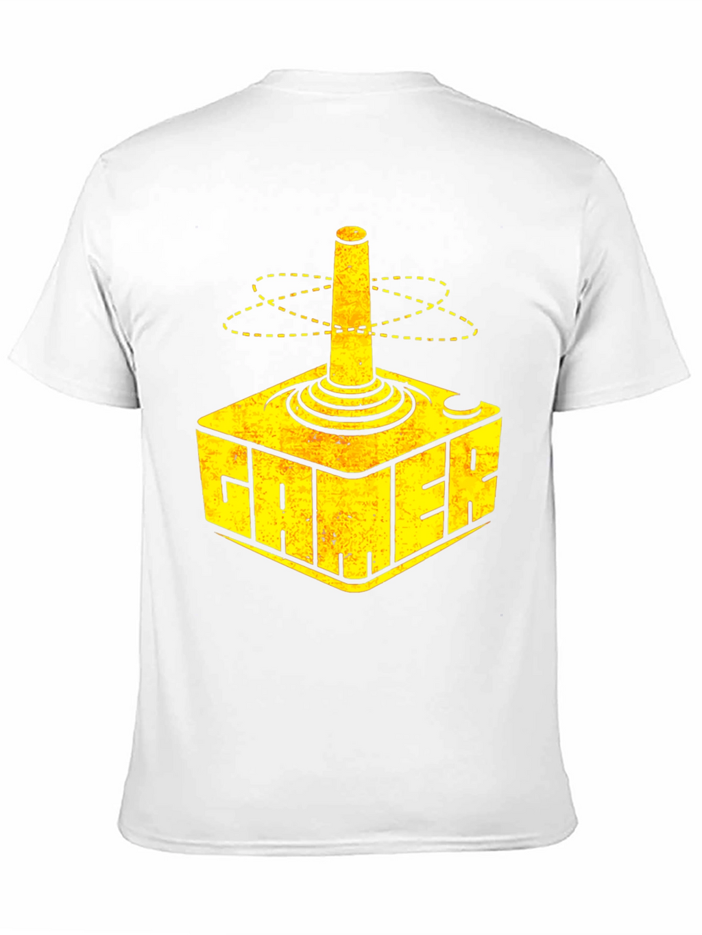 Gamer T-Shirt Retro Joystick Design - Black