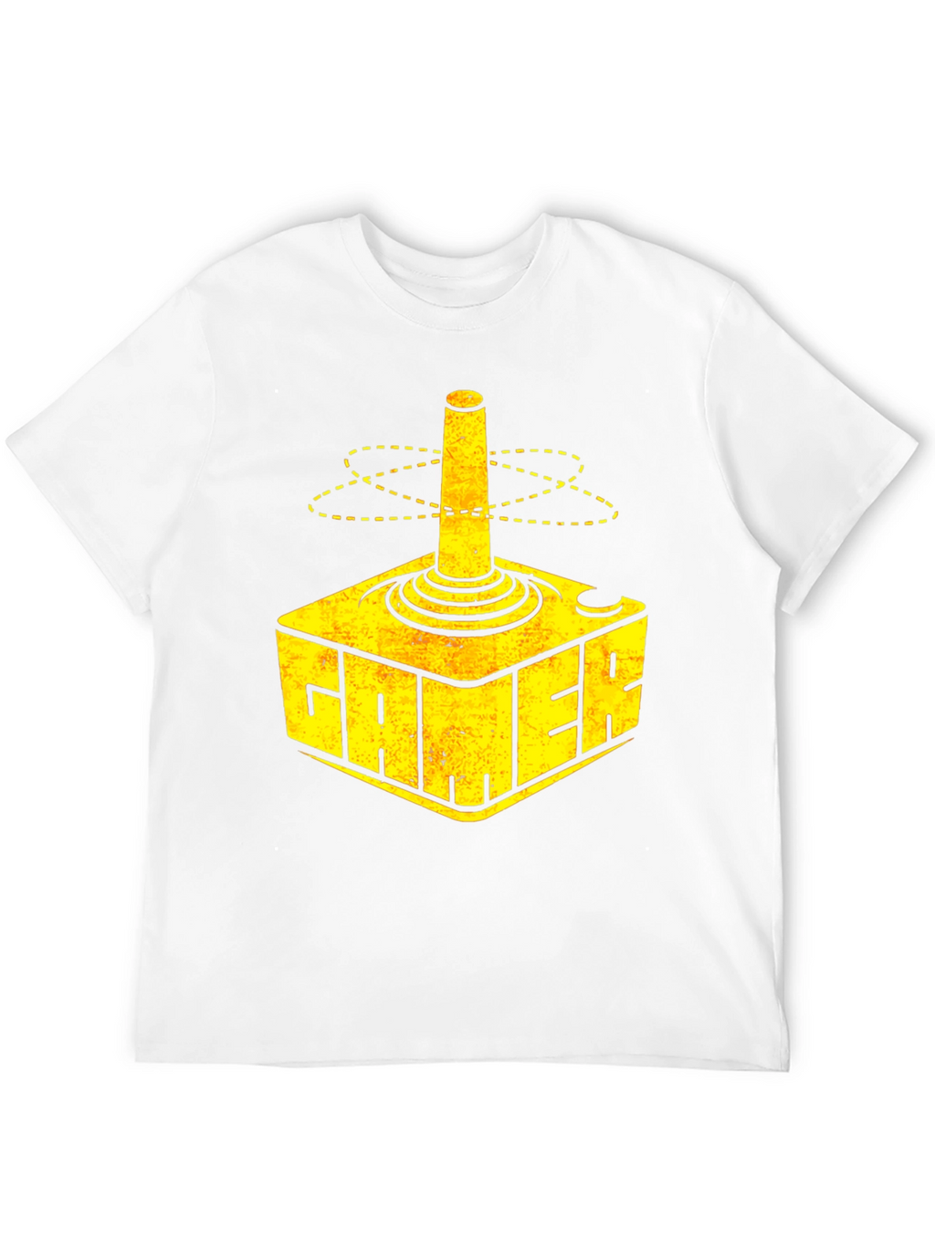 Gamer T-Shirt Retro Joystick Design - Black