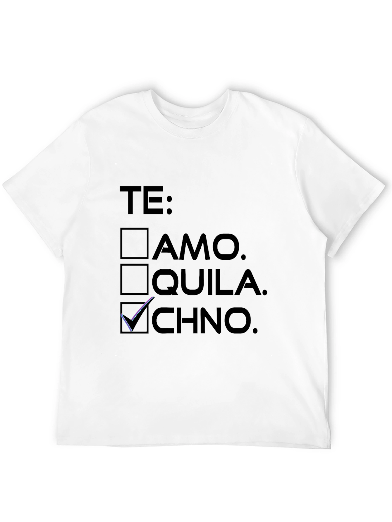 Te Techno Black T-Shirt