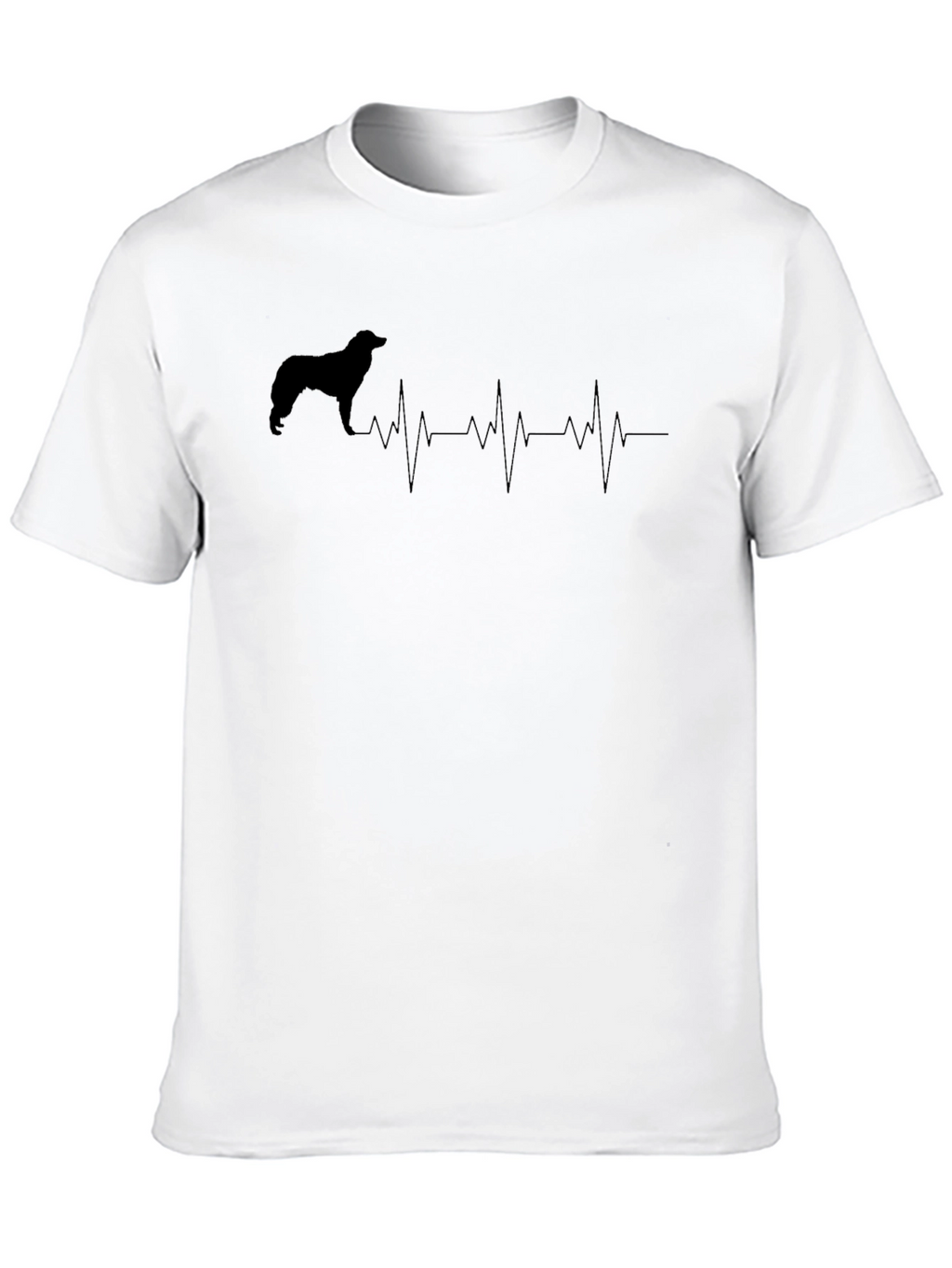 Dog Breed Heartbeat Graphic T-Shirt