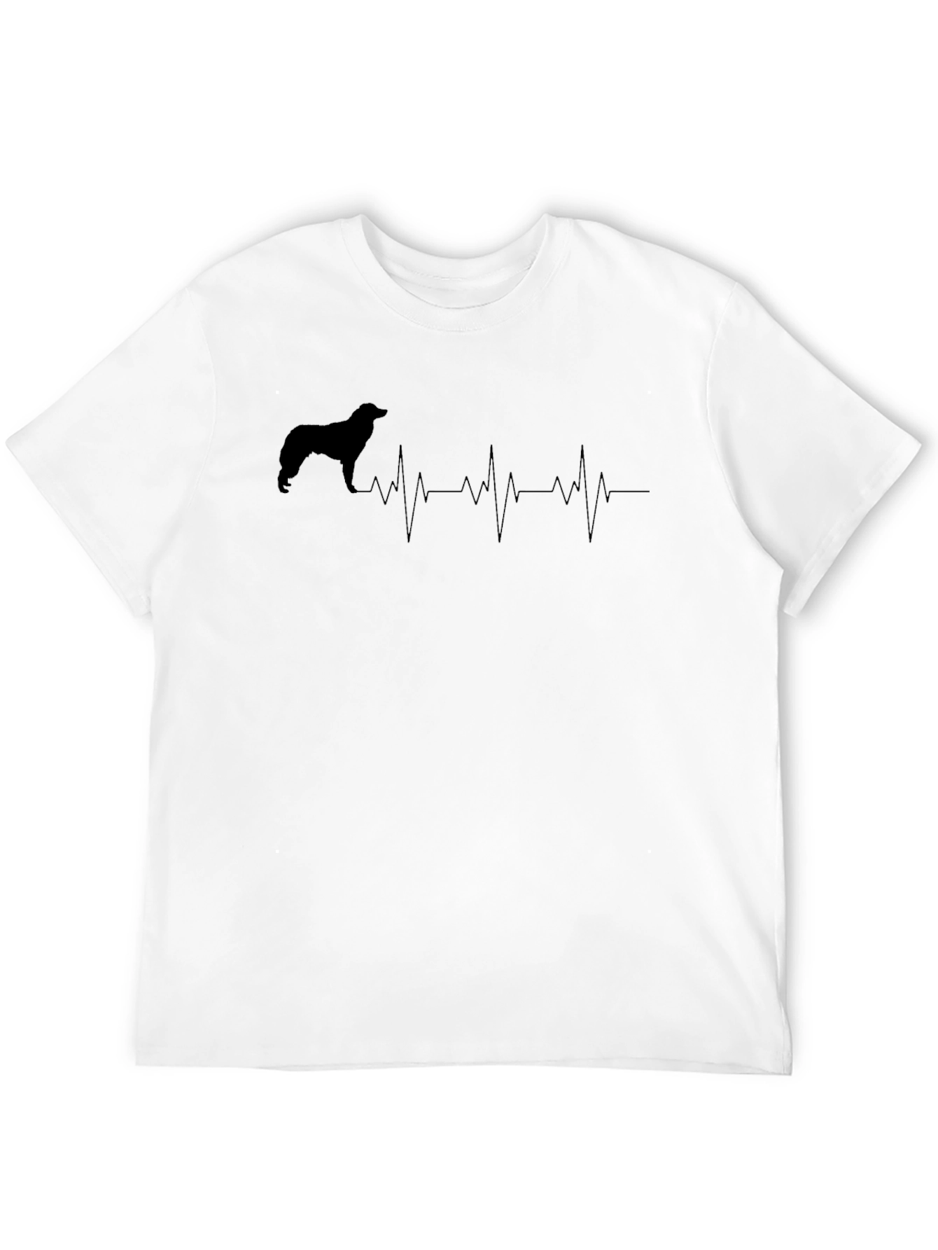 Dog Breed Heartbeat Graphic T-Shirt