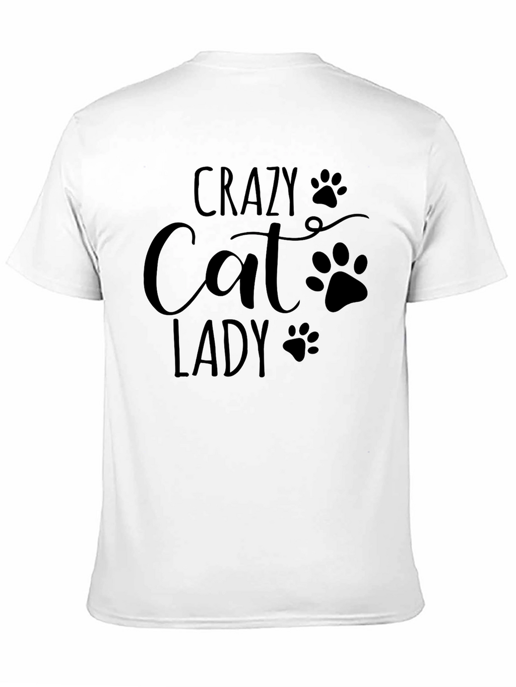 Crazy Cat Lady T-Shirt - Black Unisex Tee