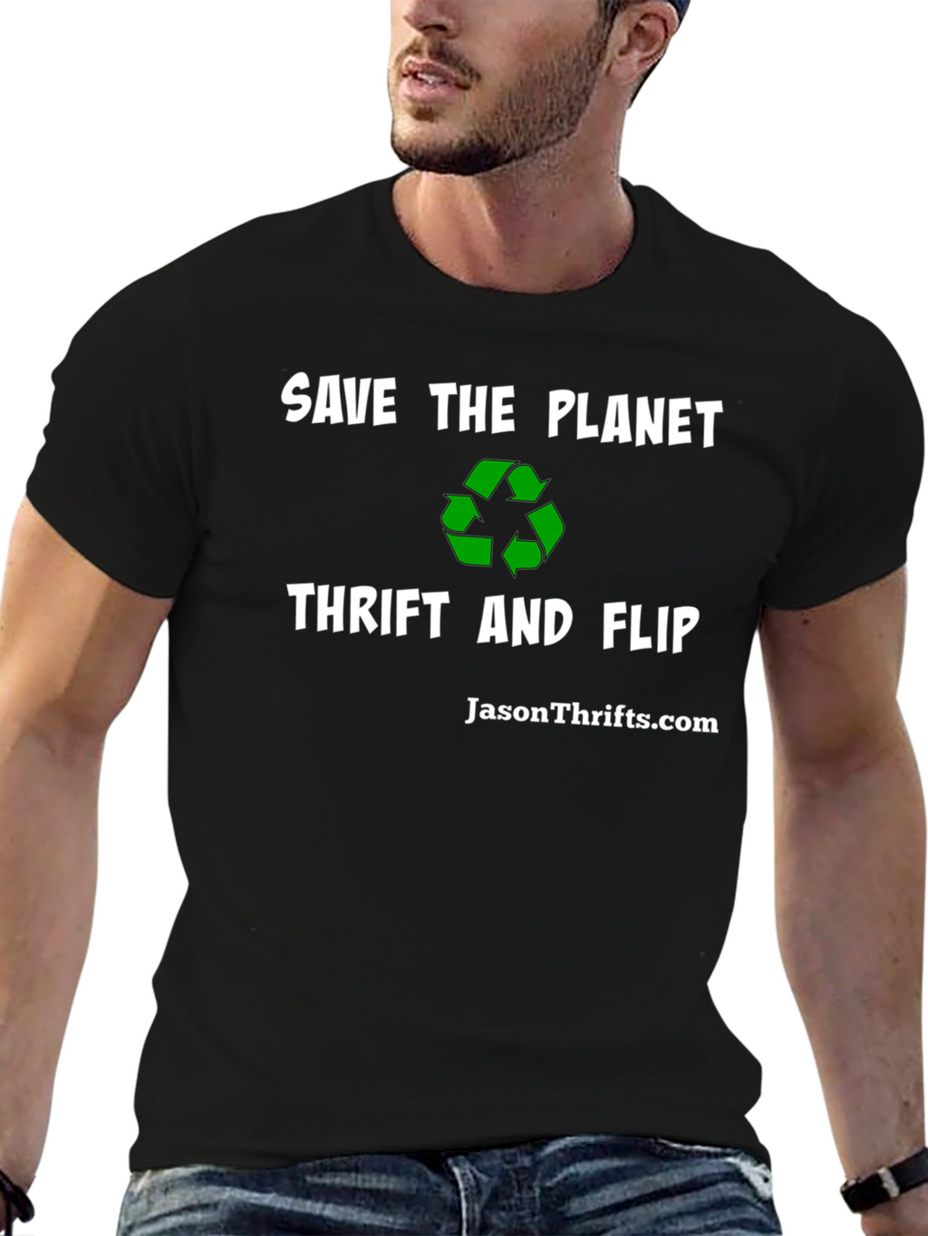 Save the Planet Thrift & Flip T-Shirt