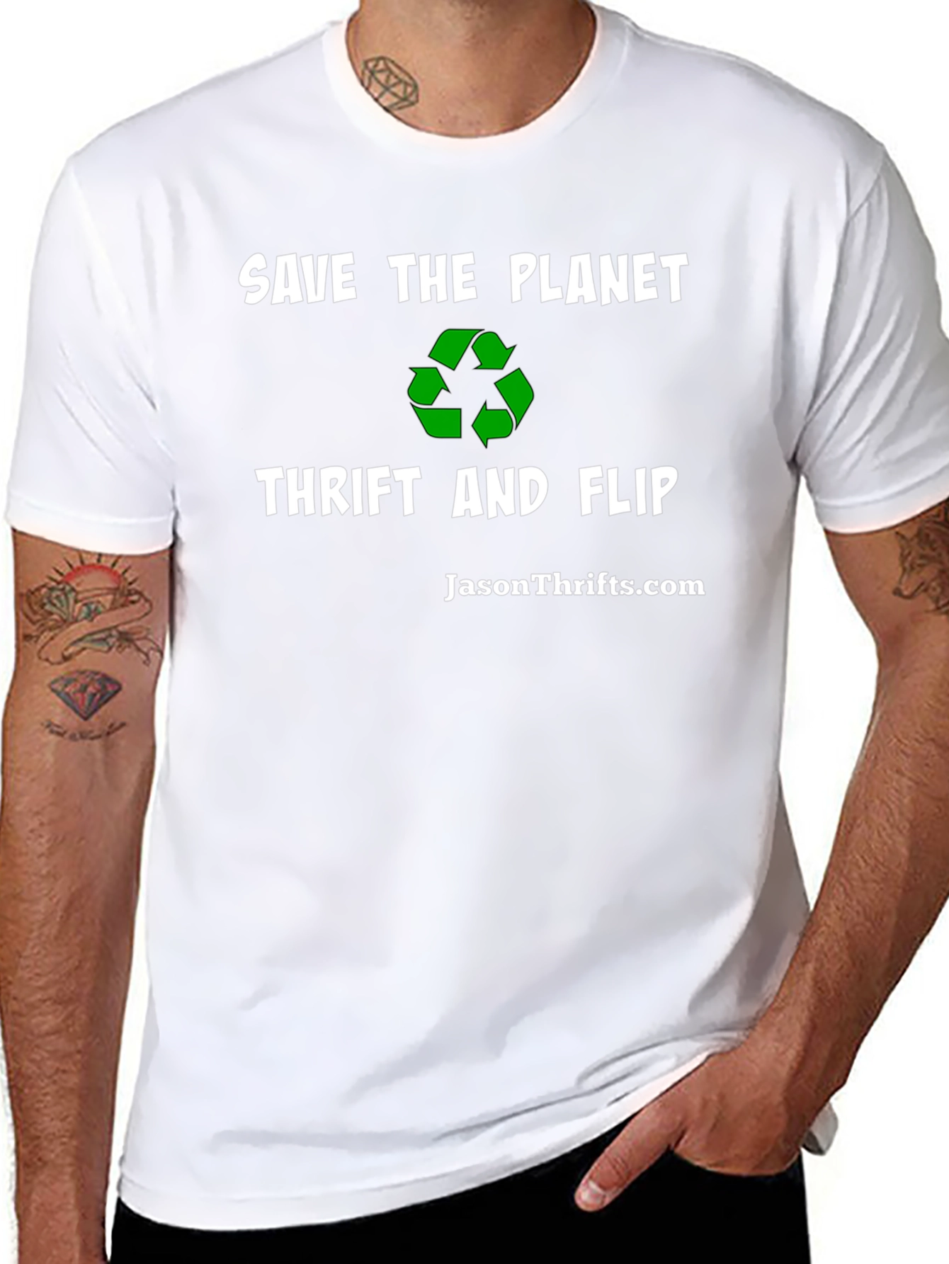 Save the Planet Thrift & Flip T-Shirt