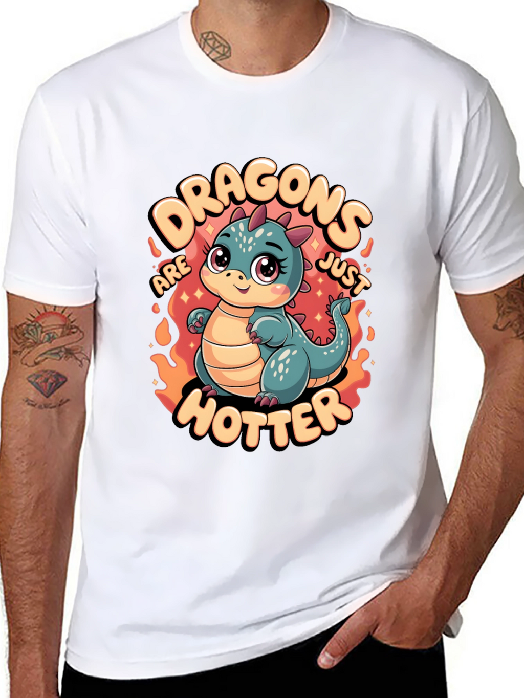 Dragons Are Just Hotter Graphic T-Shirt