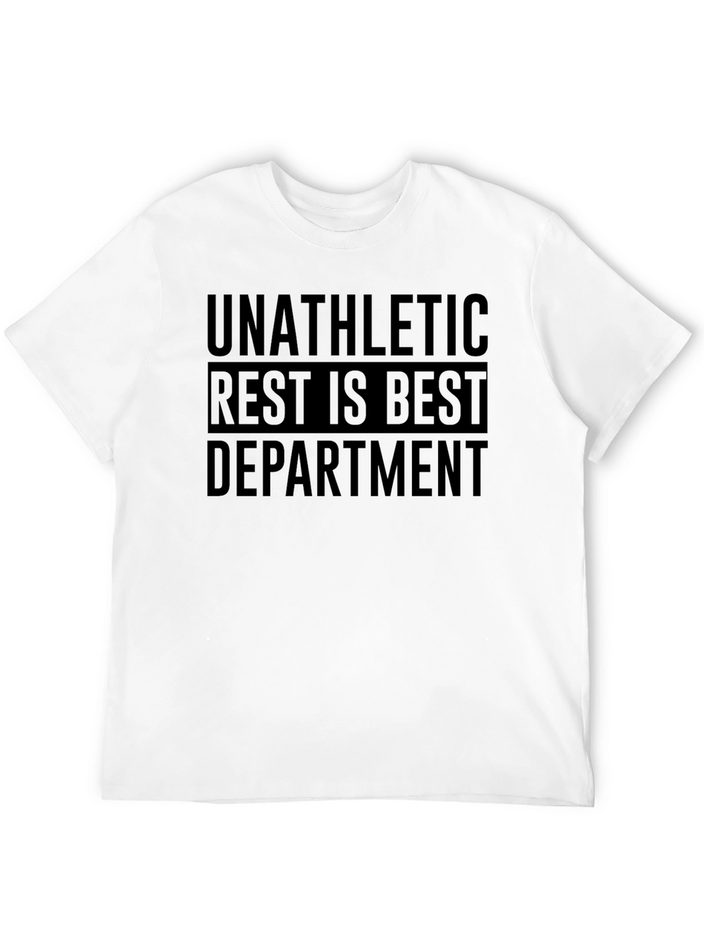 Unathletic Rest is Best Department Graphic Tee