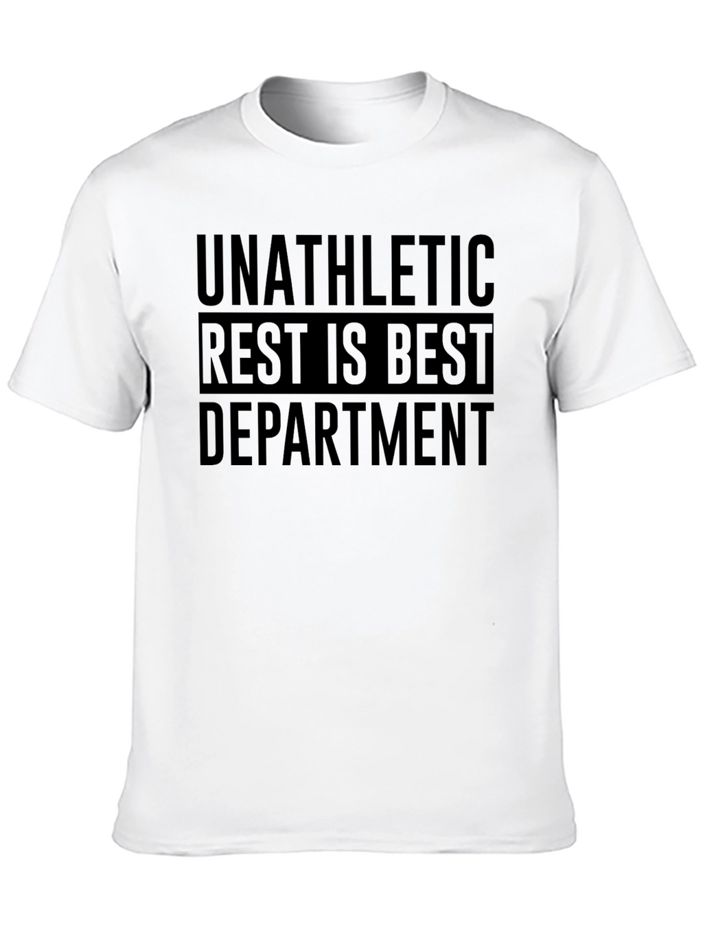 Unathletic Rest is Best Department Graphic Tee