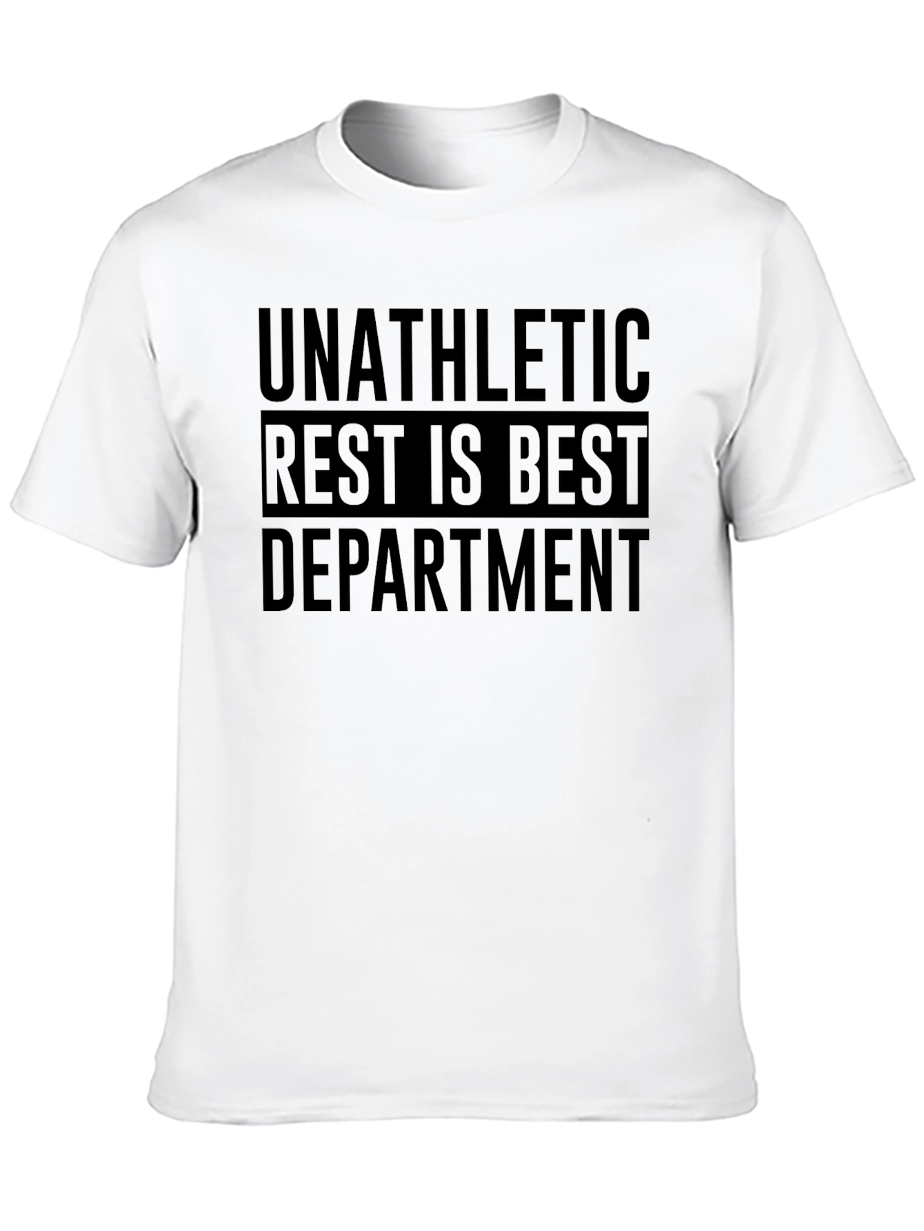 Unathletic Rest is Best Department Graphic Tee