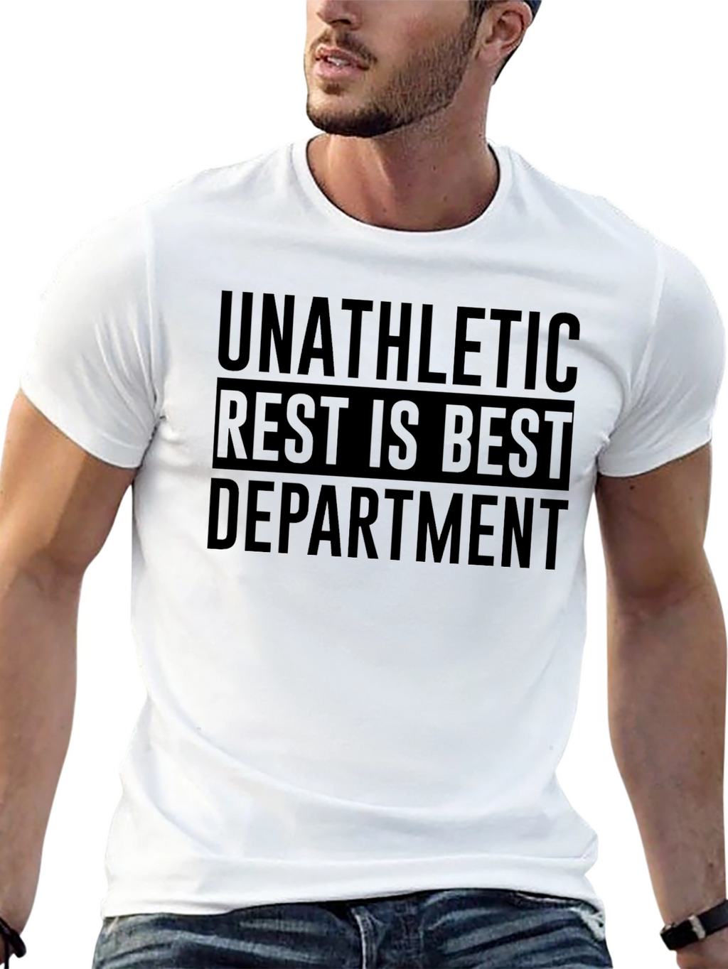 Unathletic Rest is Best Department Graphic Tee