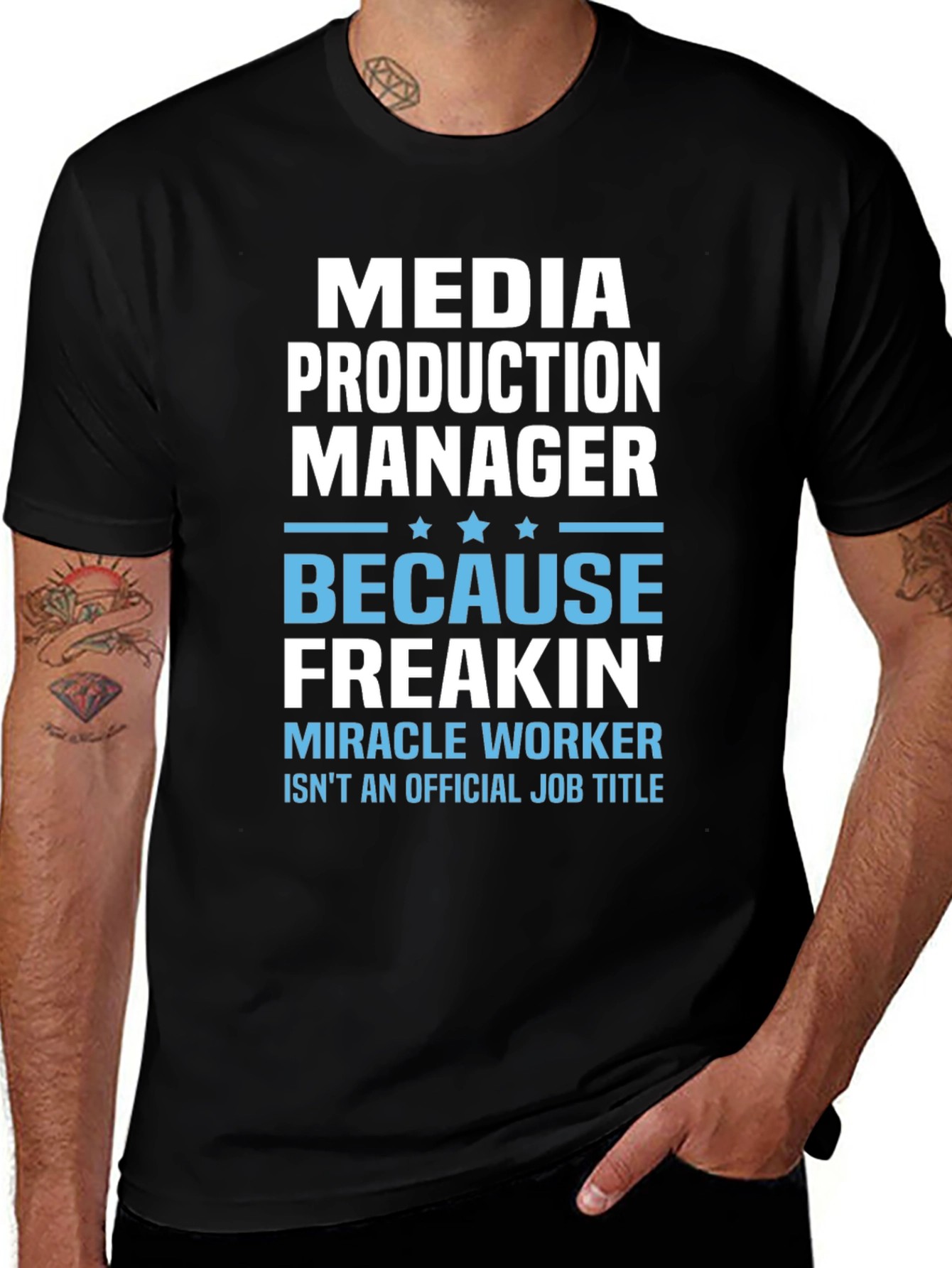 Media Production Manager Funny T-Shirt