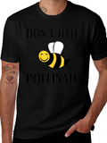 Dont Hate Pollinate - Black Graphic Tee