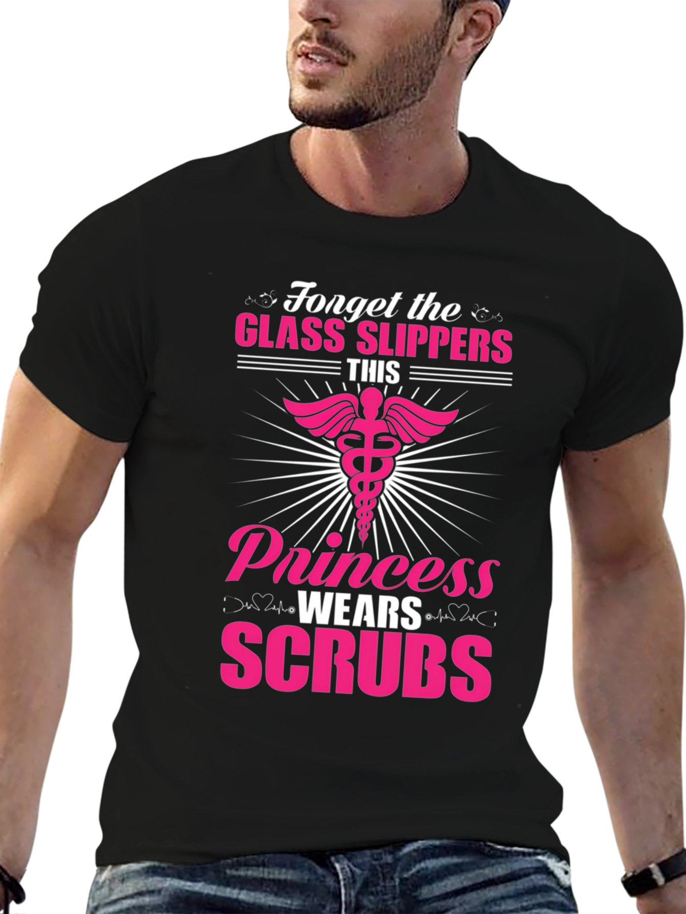 Princess Wears Scrubs T-Shirt - Nurse Apparel