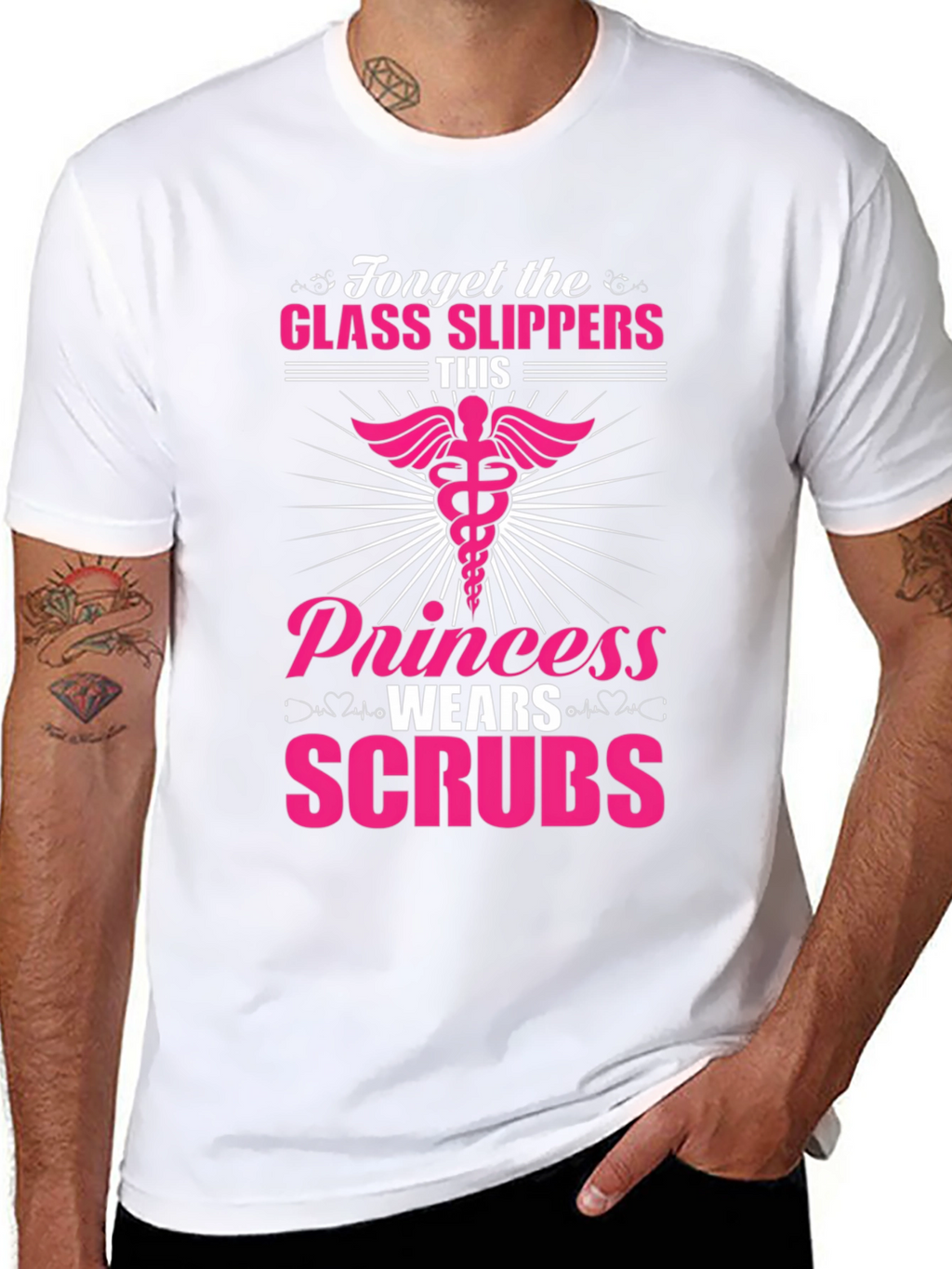 Princess Wears Scrubs T-Shirt - Nurse Apparel