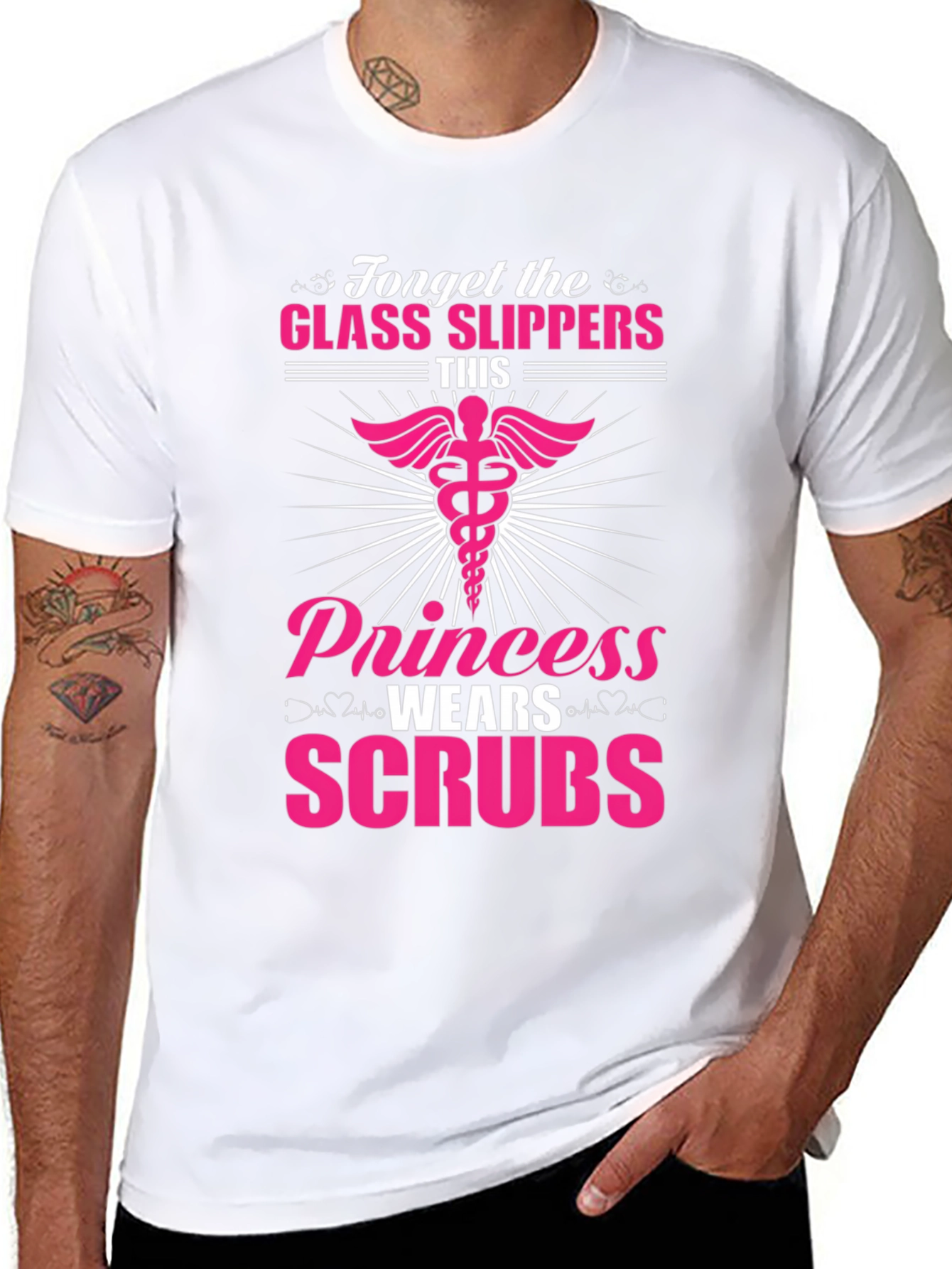 Princess Wears Scrubs T-Shirt - Nurse Apparel
