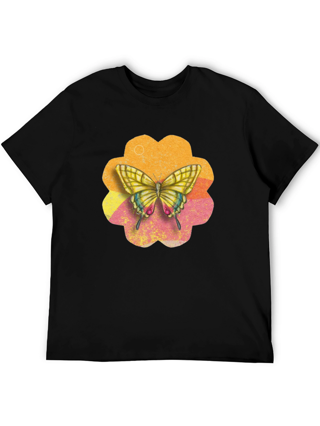 Butterfly Graphic Tee - Black