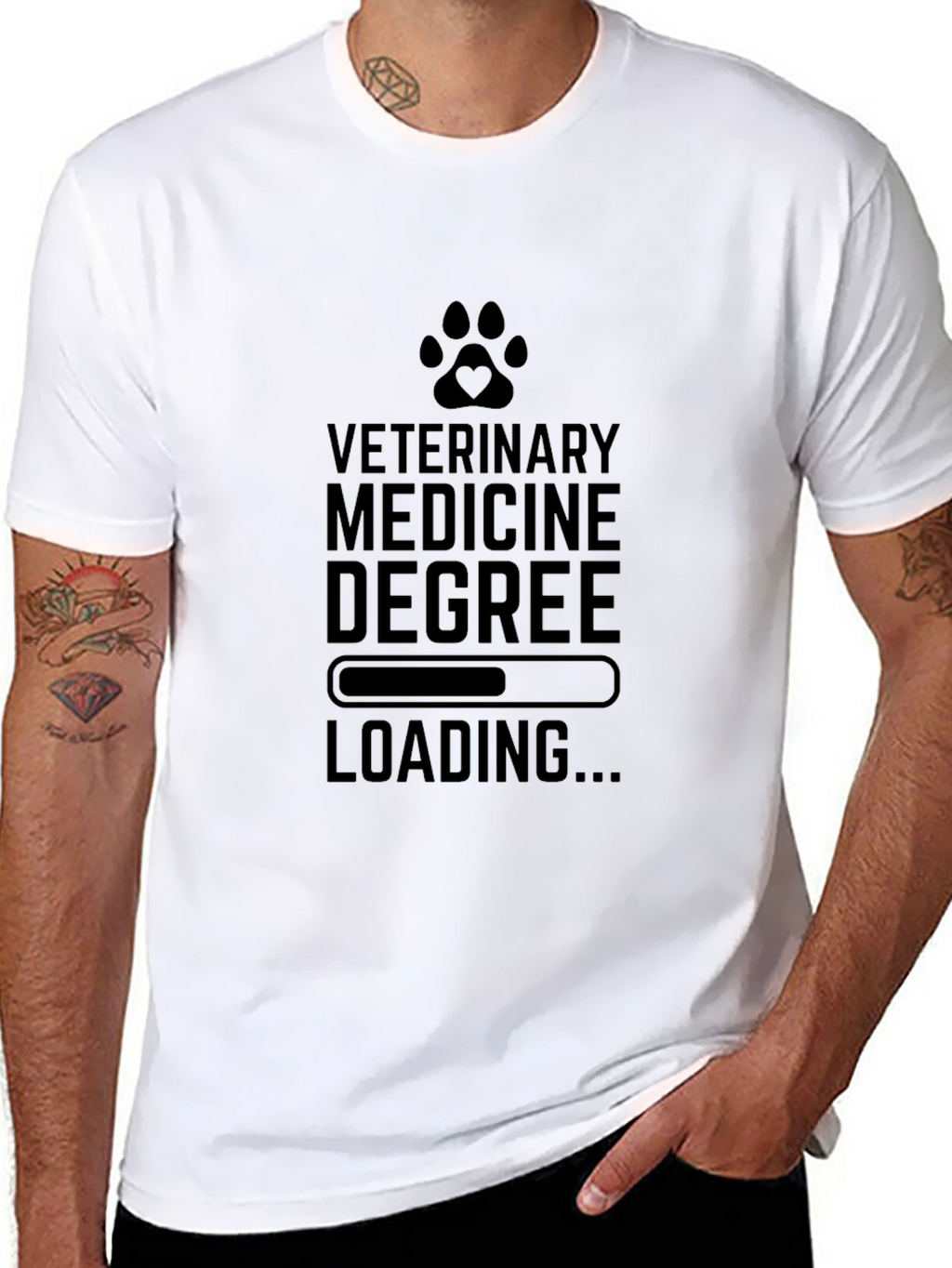 Veterinary Medicine Degree Loading T-Shirt