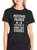 Personal Trainer Funny Workout T-Shirt