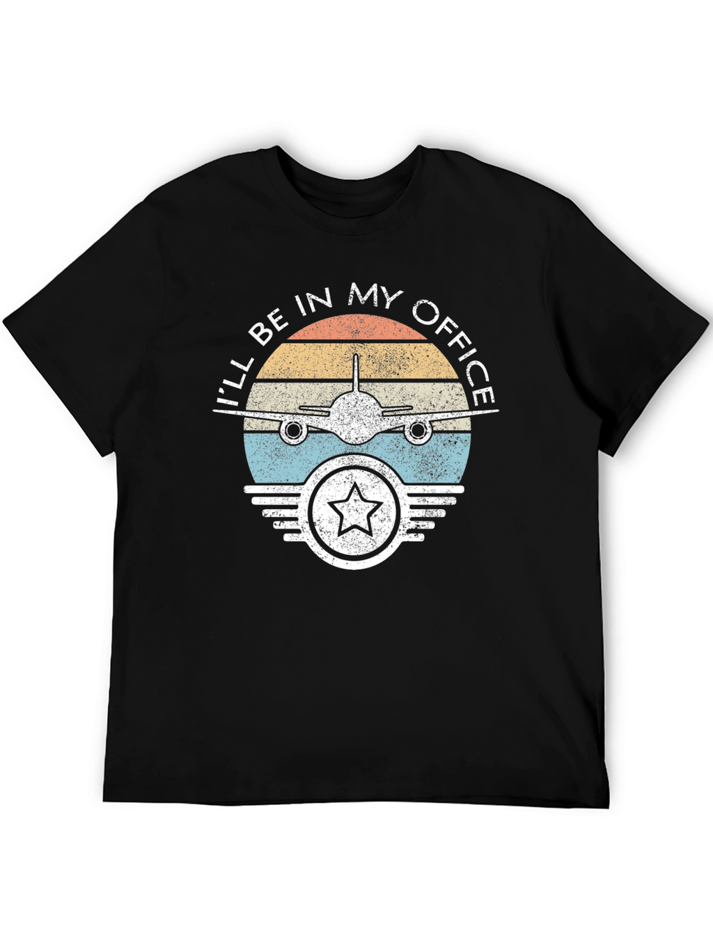 Pilot Office T-Shirt - Airplane Design