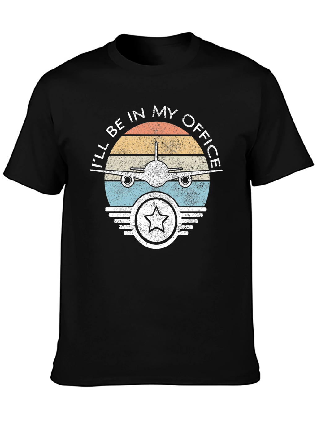 Pilot Office T-Shirt - Airplane Design