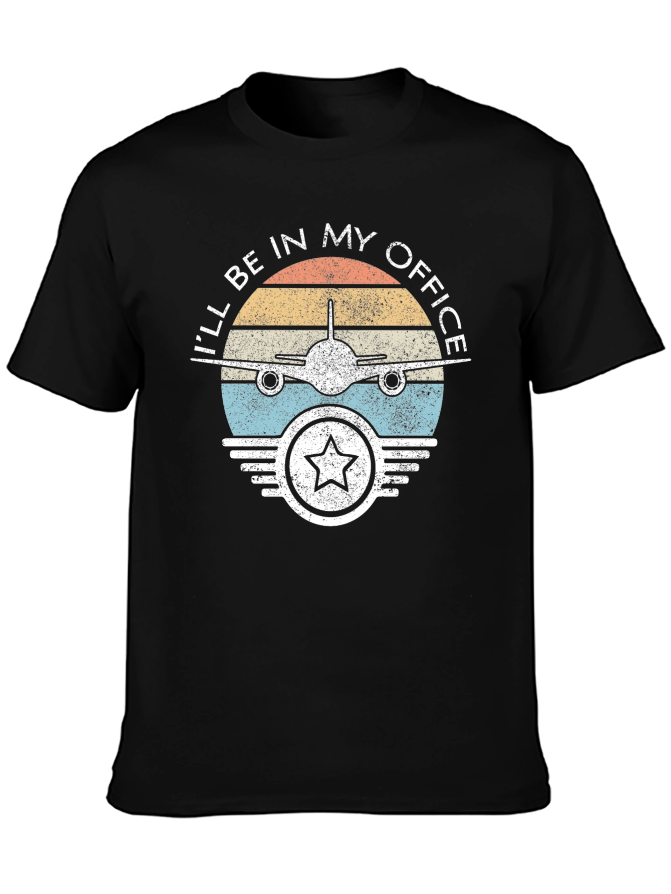 Pilot Office T-Shirt - Airplane Design